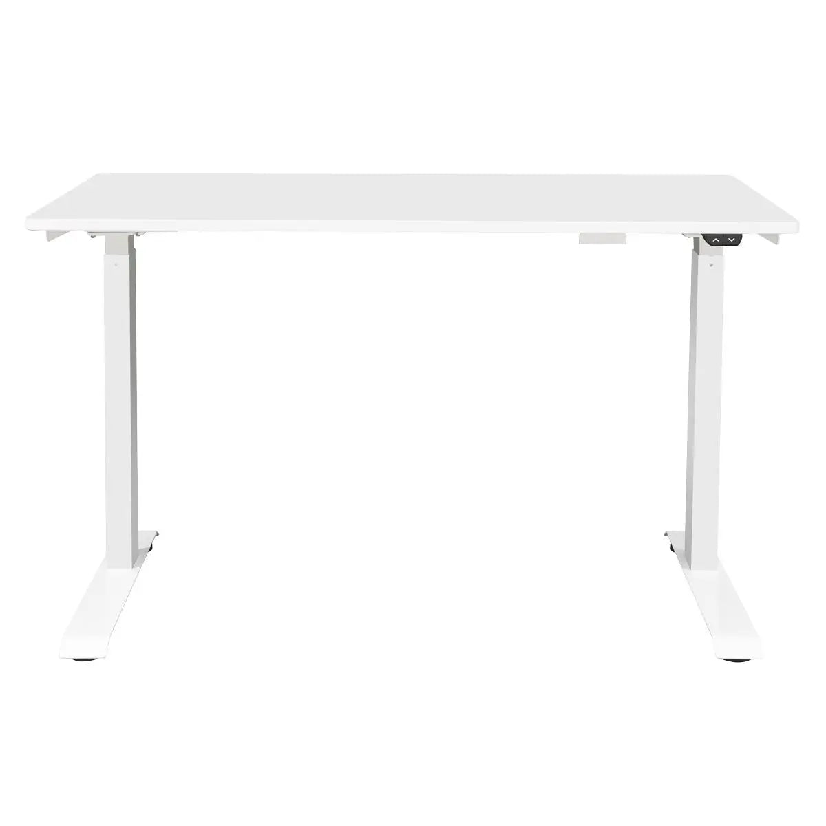 Dellonda White Electric Adjustable Office Standing Desk, Quiet & Fast 1200x600mm  White Rose Tools