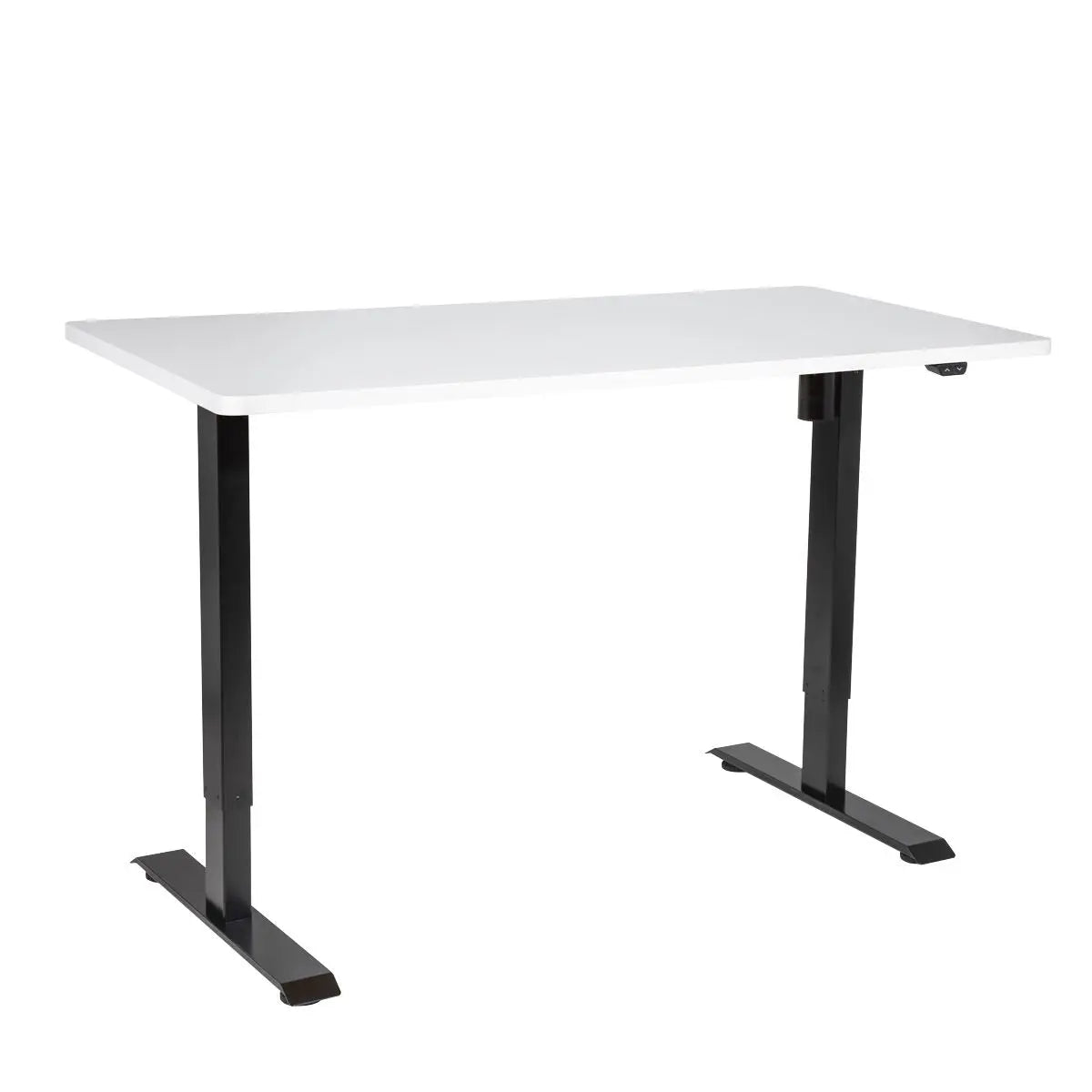 Dellonda White Electric Height Adjustable Standing Desk, Quiet, Home Office, 1400x700mm  White Rose Tools