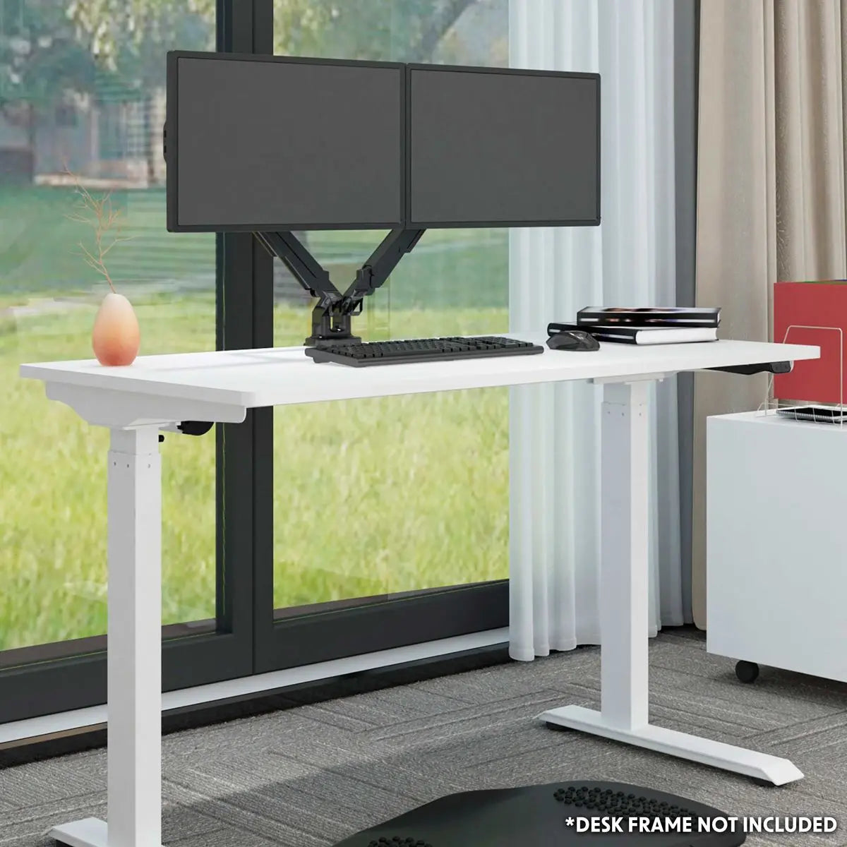 Dellonda White Rectangular Desktop 1400 x 700mm, 1" Thickness - DH19  White Rose Tools