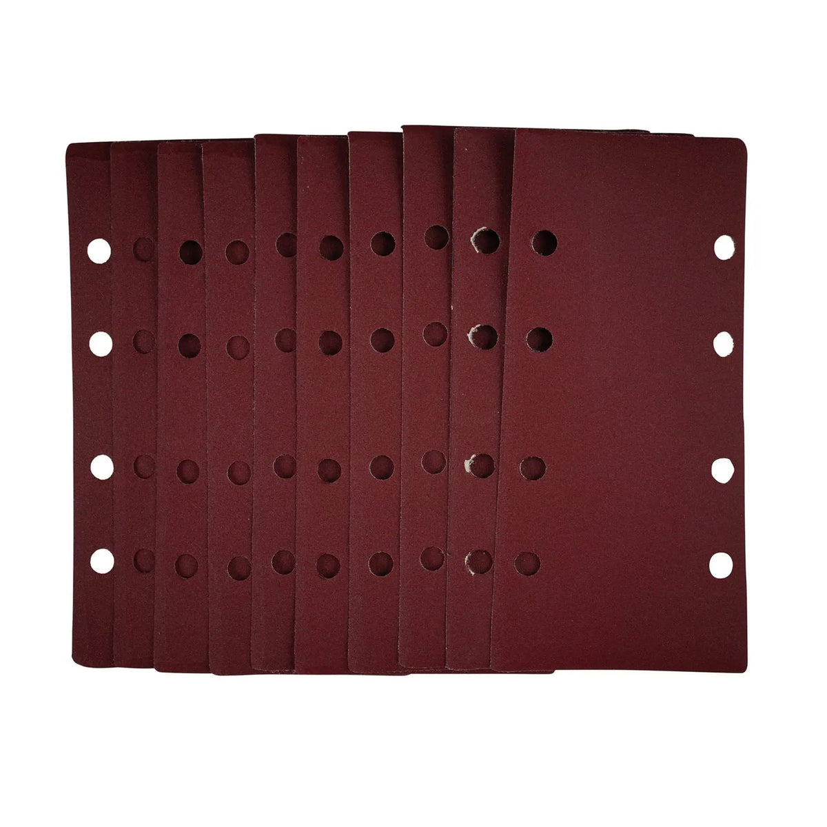 Draper 1/3 Sanding Sheets with Hook and Loop 93 x 190mm 240 Grit (Pack of 10) 54873  White Rose Tools