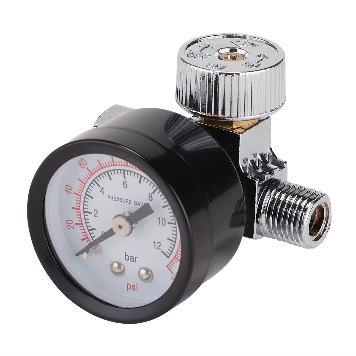 Draper 1/4" BSP On-Gun Air Regulator and Gauge 180psi 28379  White Rose Tools