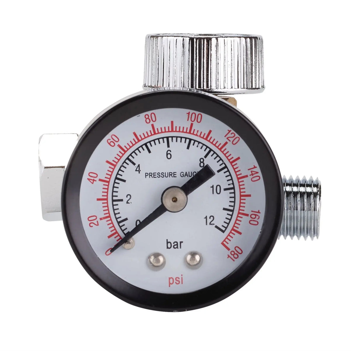 Draper 1/4" BSP On-Gun Air Regulator and Gauge 180psi 28379  White Rose Tools