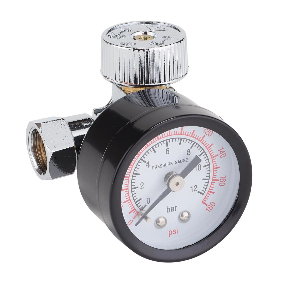 Draper 1/4" BSP On-Gun Air Regulator and Gauge 180psi 28379  White Rose Tools