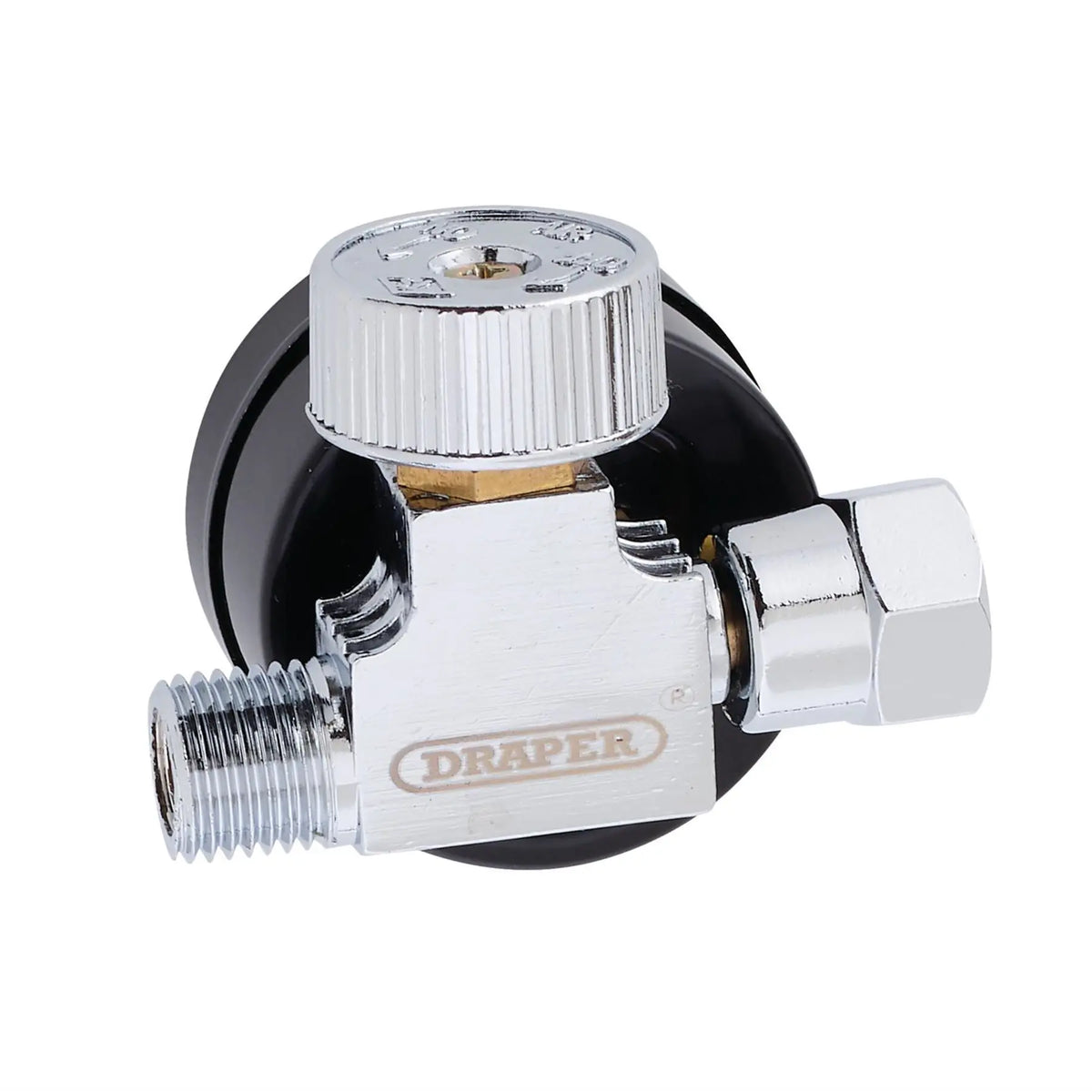 Draper 1/4" BSP On-Gun Air Regulator and Gauge 180psi 28379  White Rose Tools