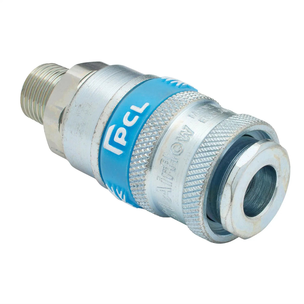 Draper 1/4" Male Thread PCL Tapered Airflow Coupling (Sold Loose) 37833  White Rose Tools