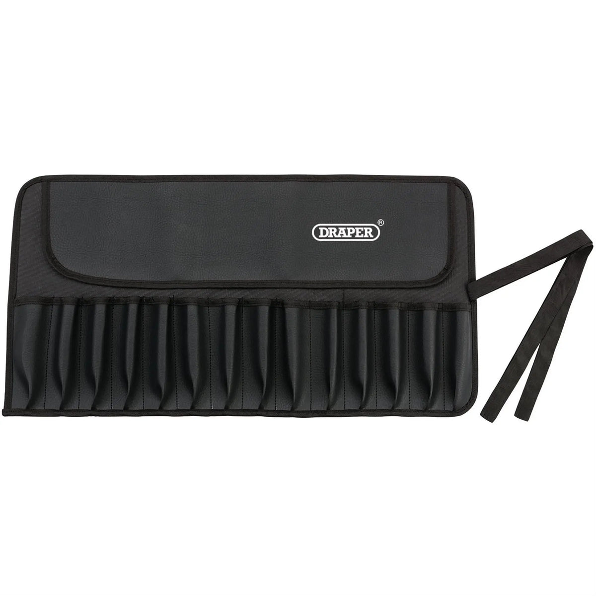 Draper 14 Division PVC Tool Roll 72977  White Rose Tools