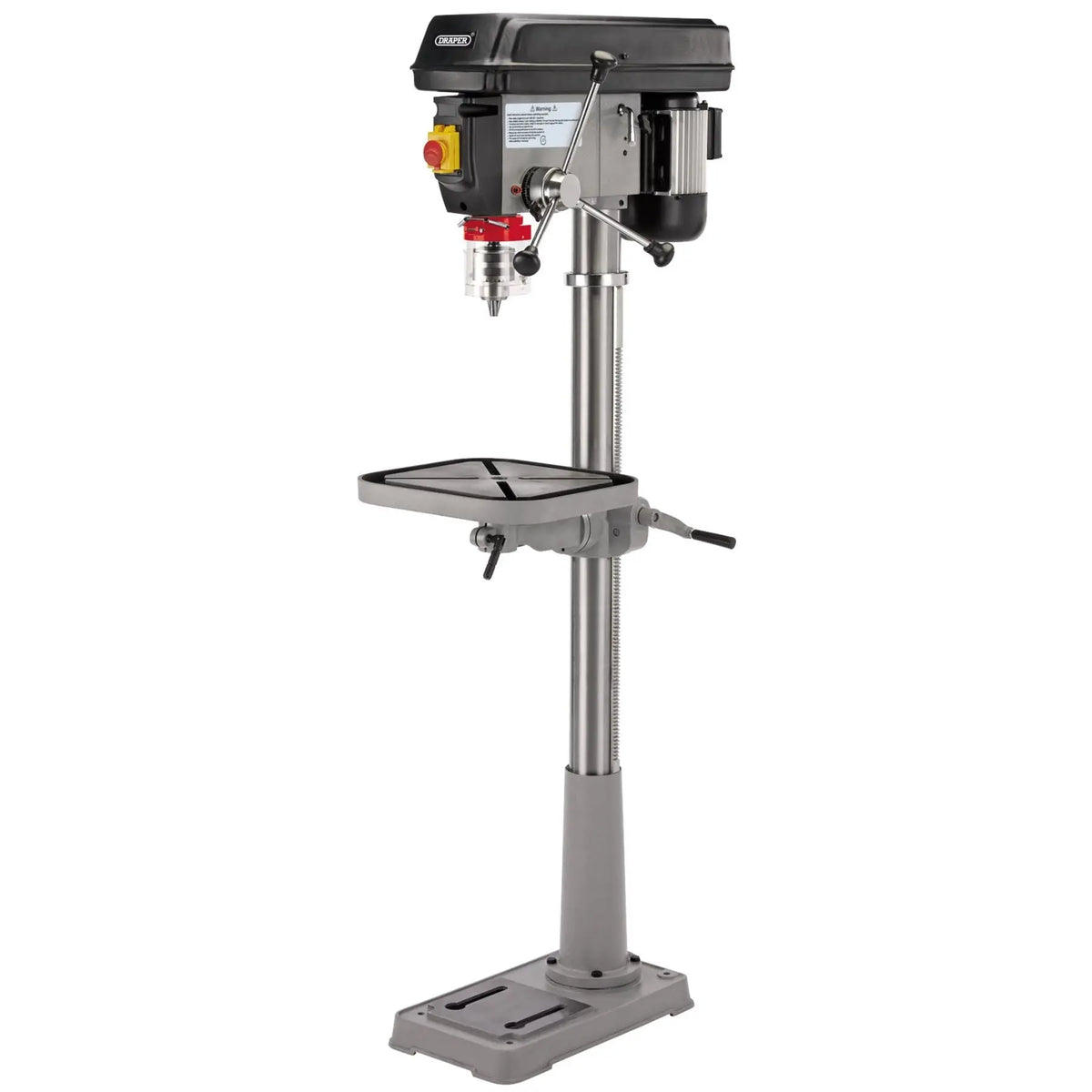 Draper 230V 16 Speed Floor Standing Drill 1100W 02019  White Rose Tools