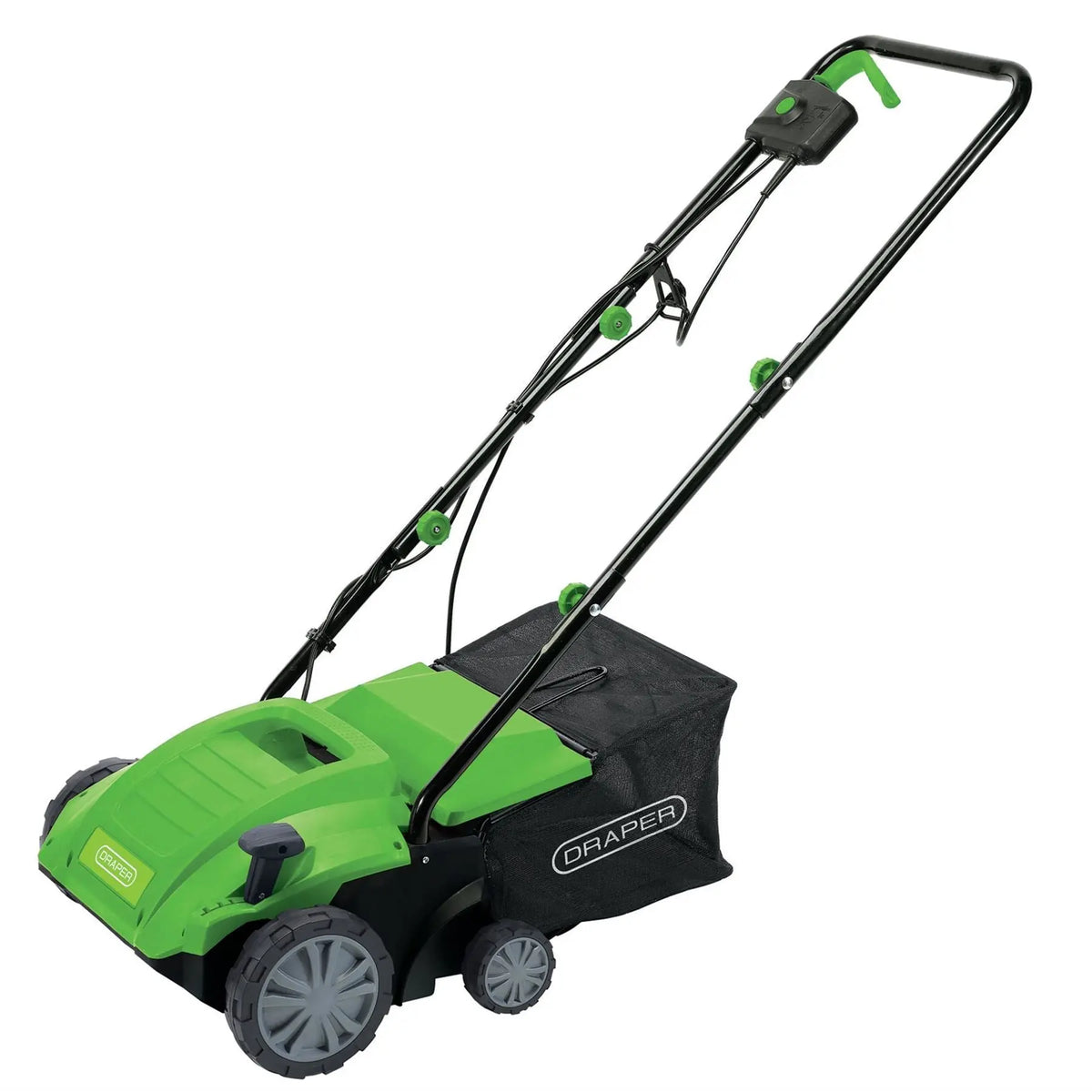 Draper 230V 2-in-1 Lawn Aerator and Scarifier 320mm 1500W 97921  White Rose Tools