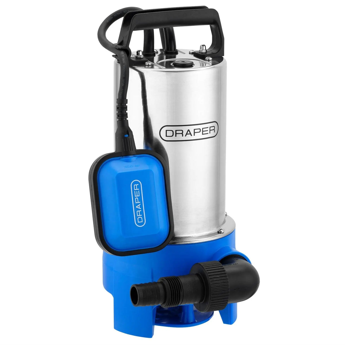 Draper 230V Dirty Water Pump with Float Switch 330L/min 1100W 27484  White Rose Tools