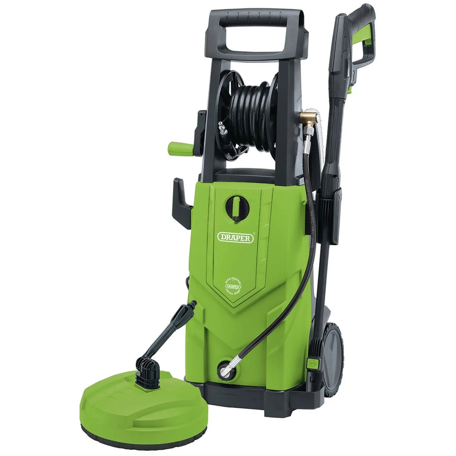 Draper 230V Pressure Washer 2200W 165Bar Green 03095  White Rose Tools