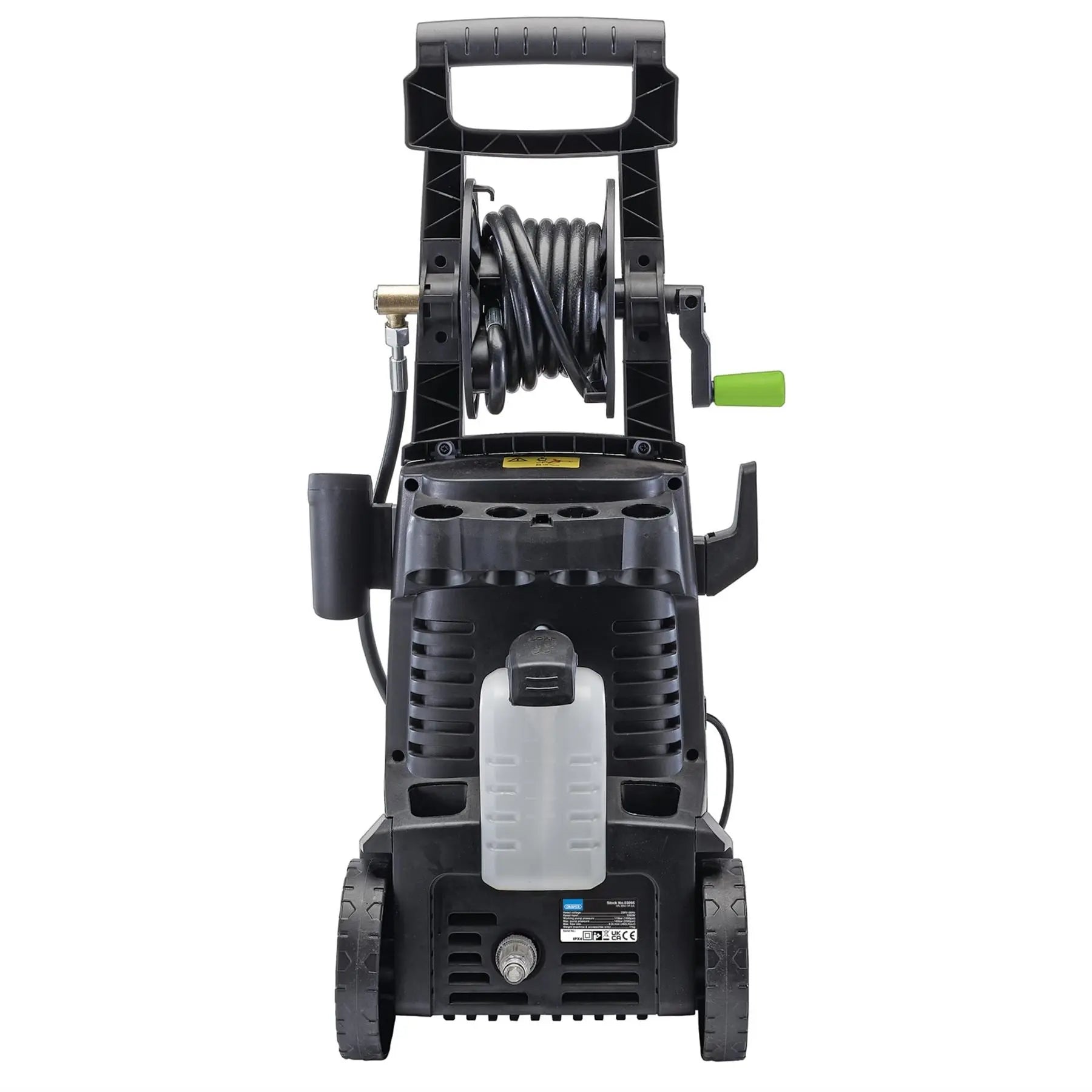Draper 230V Pressure Washer 2200W 165Bar Green 03095  White Rose Tools