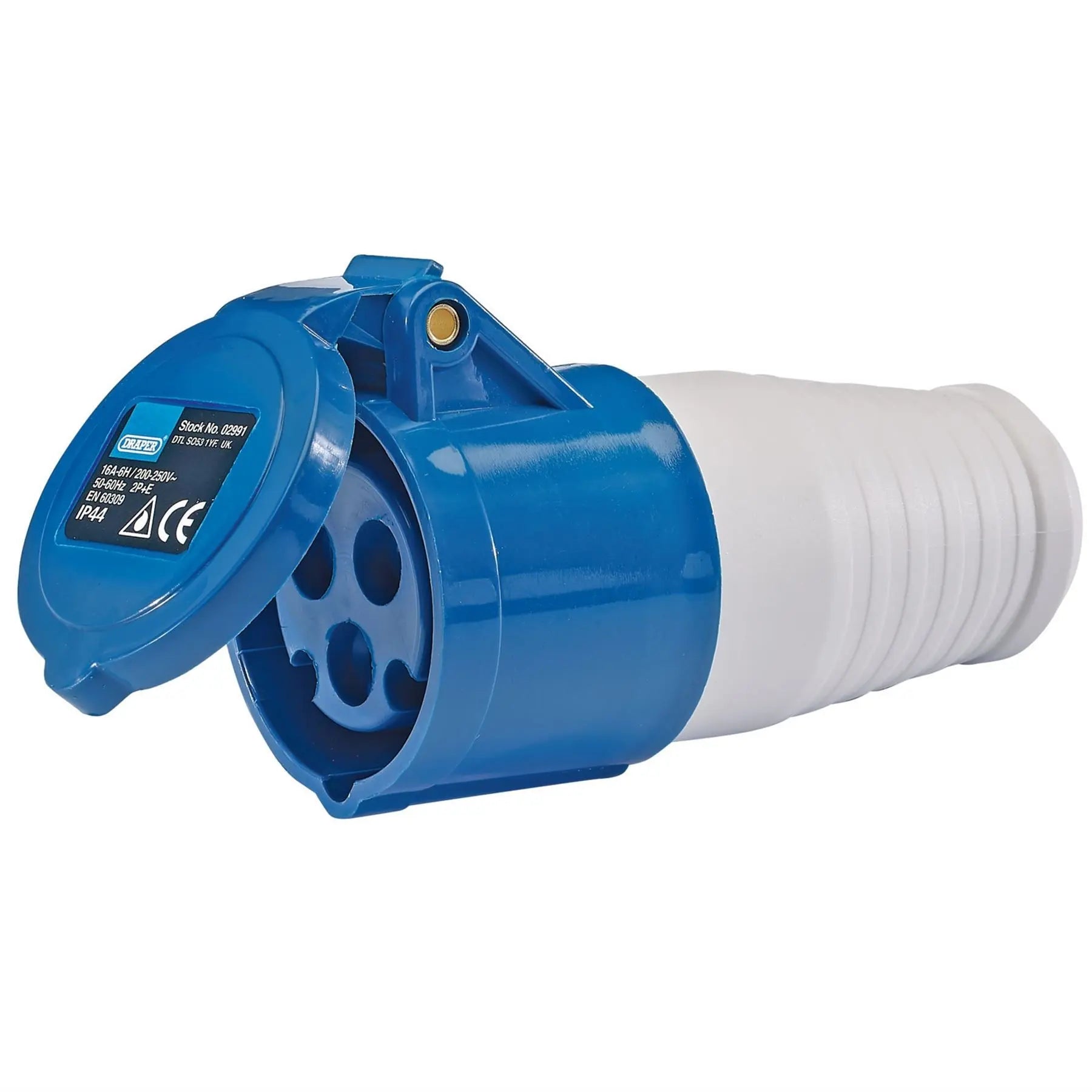 Draper 230V Site Socket 16A 02991  White Rose Tools