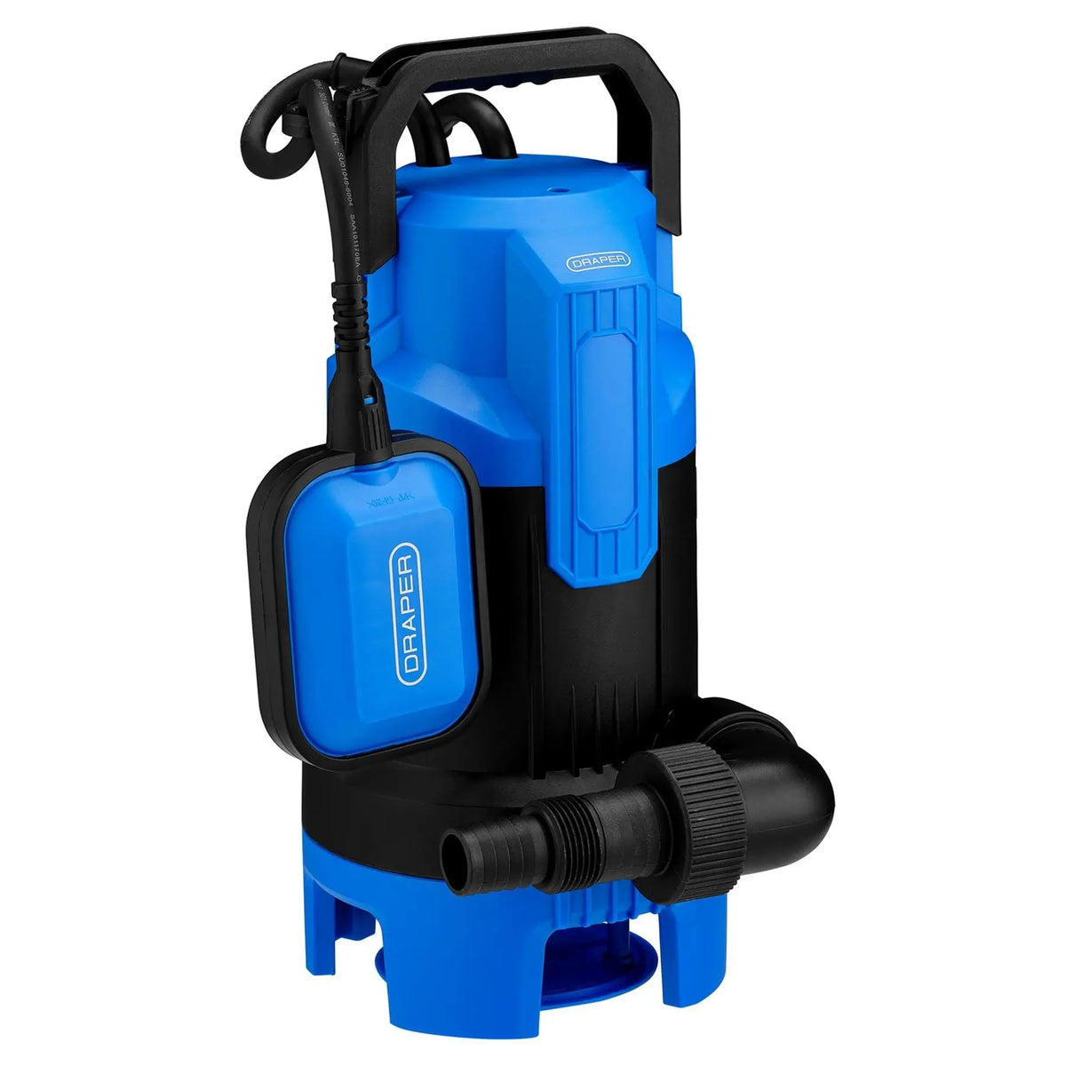 Draper 230V Submersible Dirty Water Pump with Float Switch 260L/min 550W 27477  White Rose Tools
