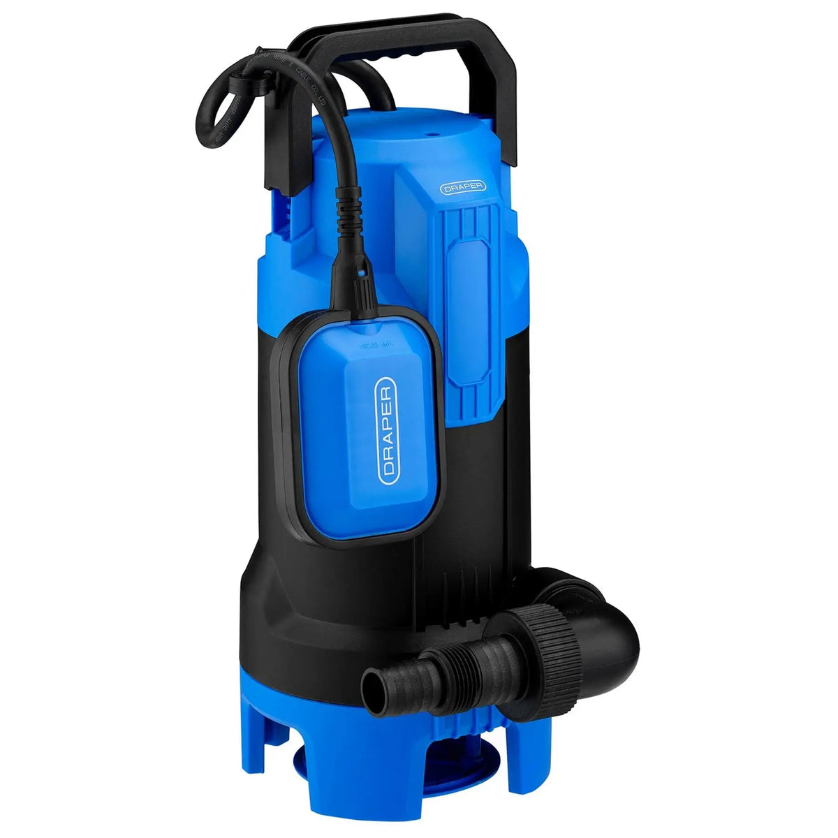 Draper 230V Submersible Dirty Water Pump with Float Switch 330L/min 750W 27478  White Rose Tools
