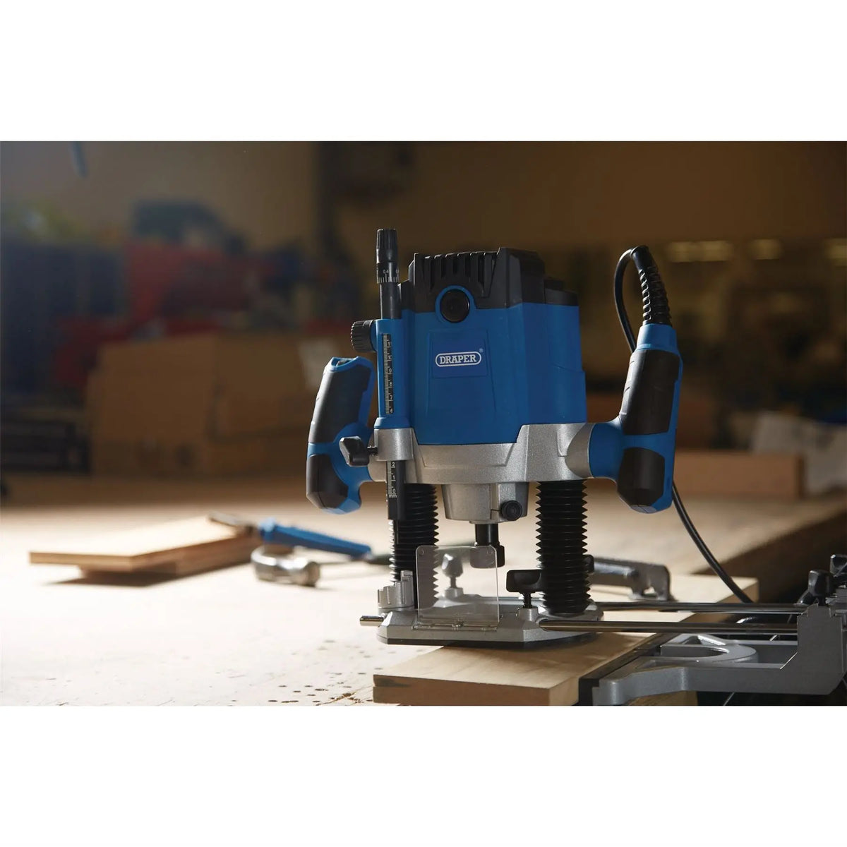 Draper 230V Variable Speed Router 1/2" 1800W 02520  White Rose Tools