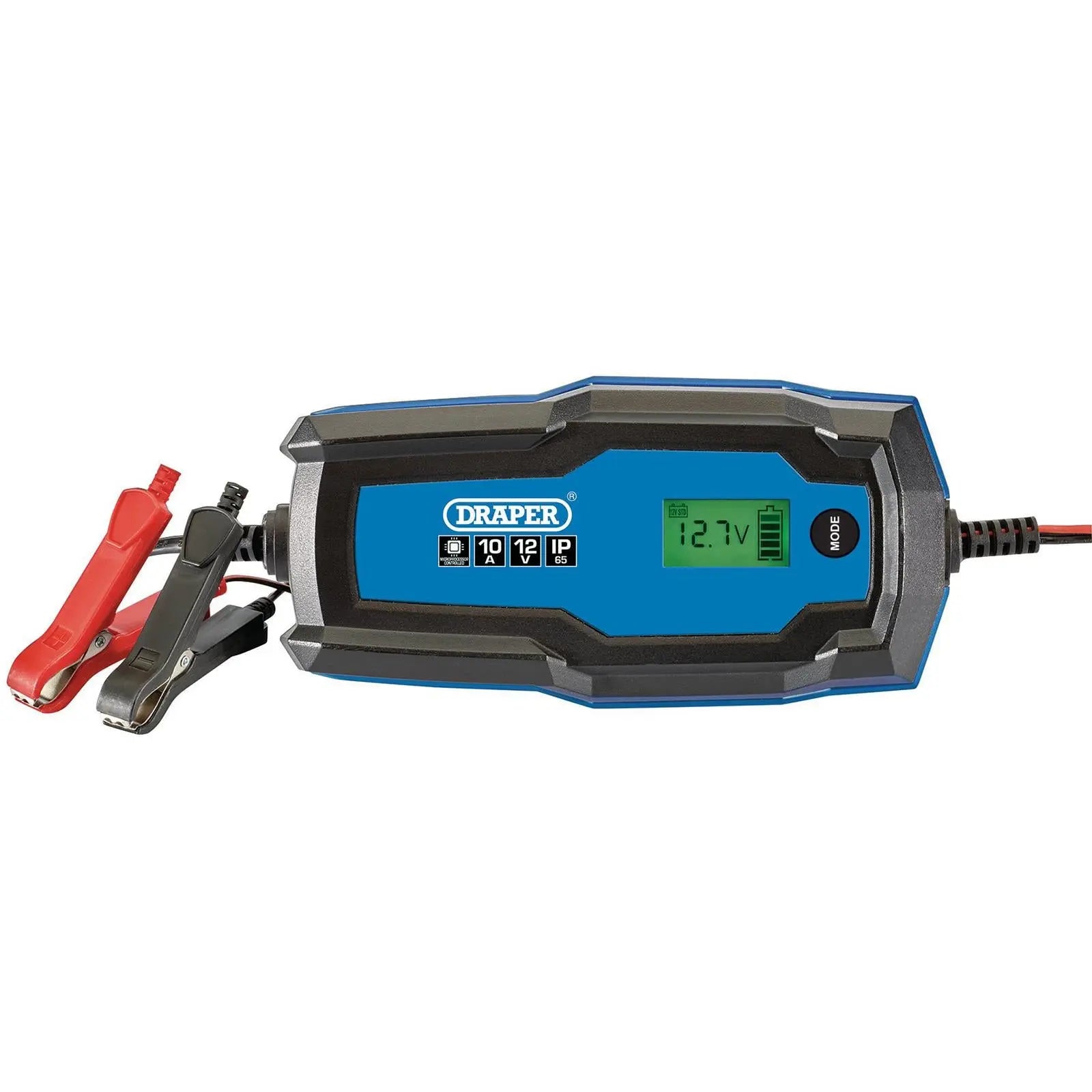 Draper 6V/12V Smart Charger and Battery Maintainer 10A 