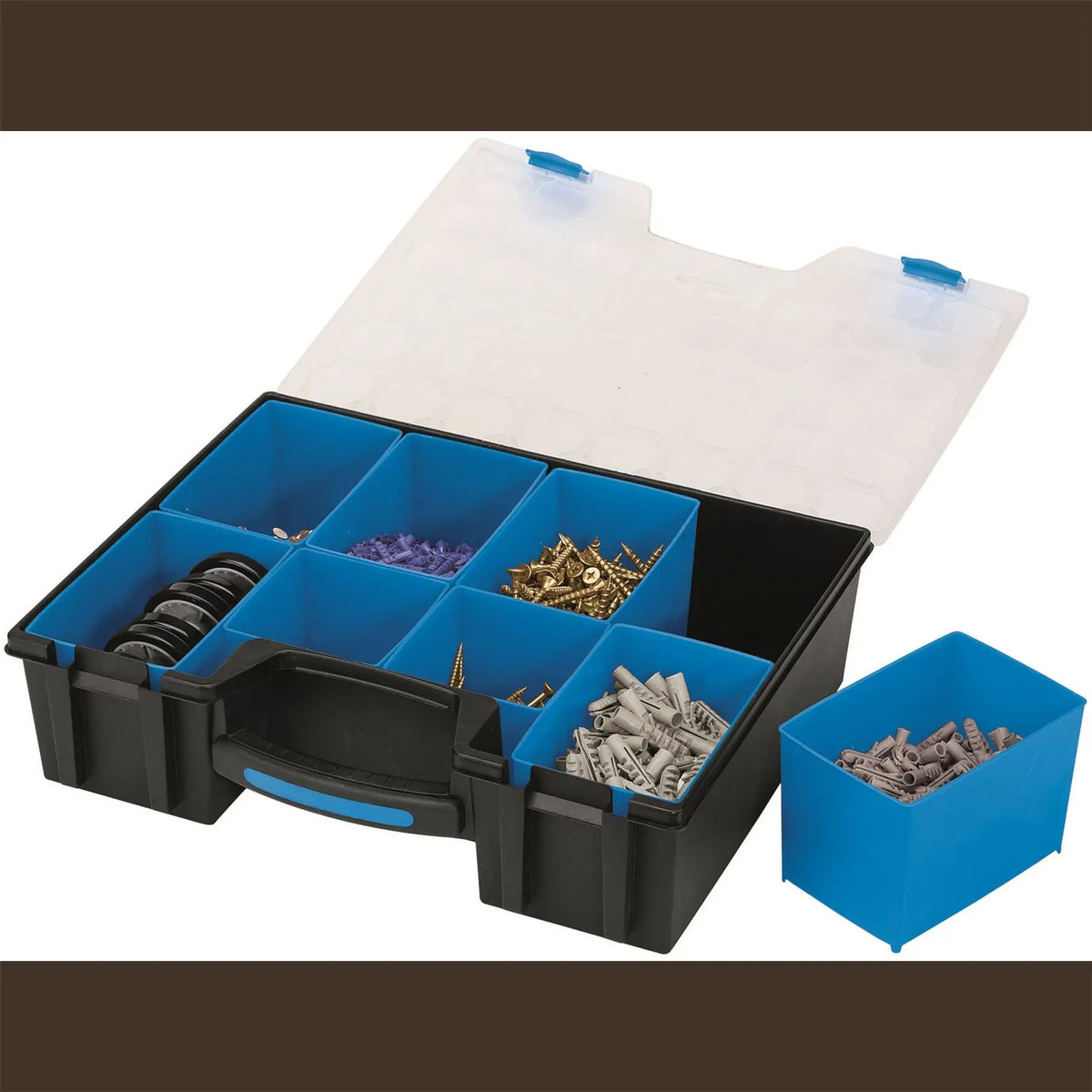 Draper 8 Compartment Organiser 25925  White Rose Tools