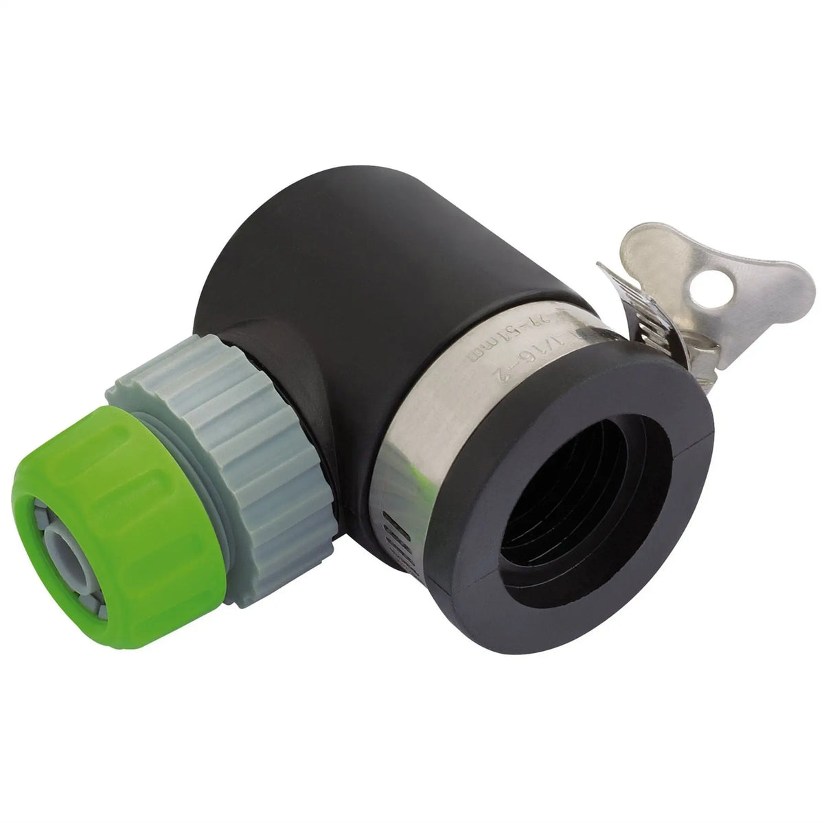 Draper 90° Right Angle Lock on Tap Connector 24919  White Rose Tools