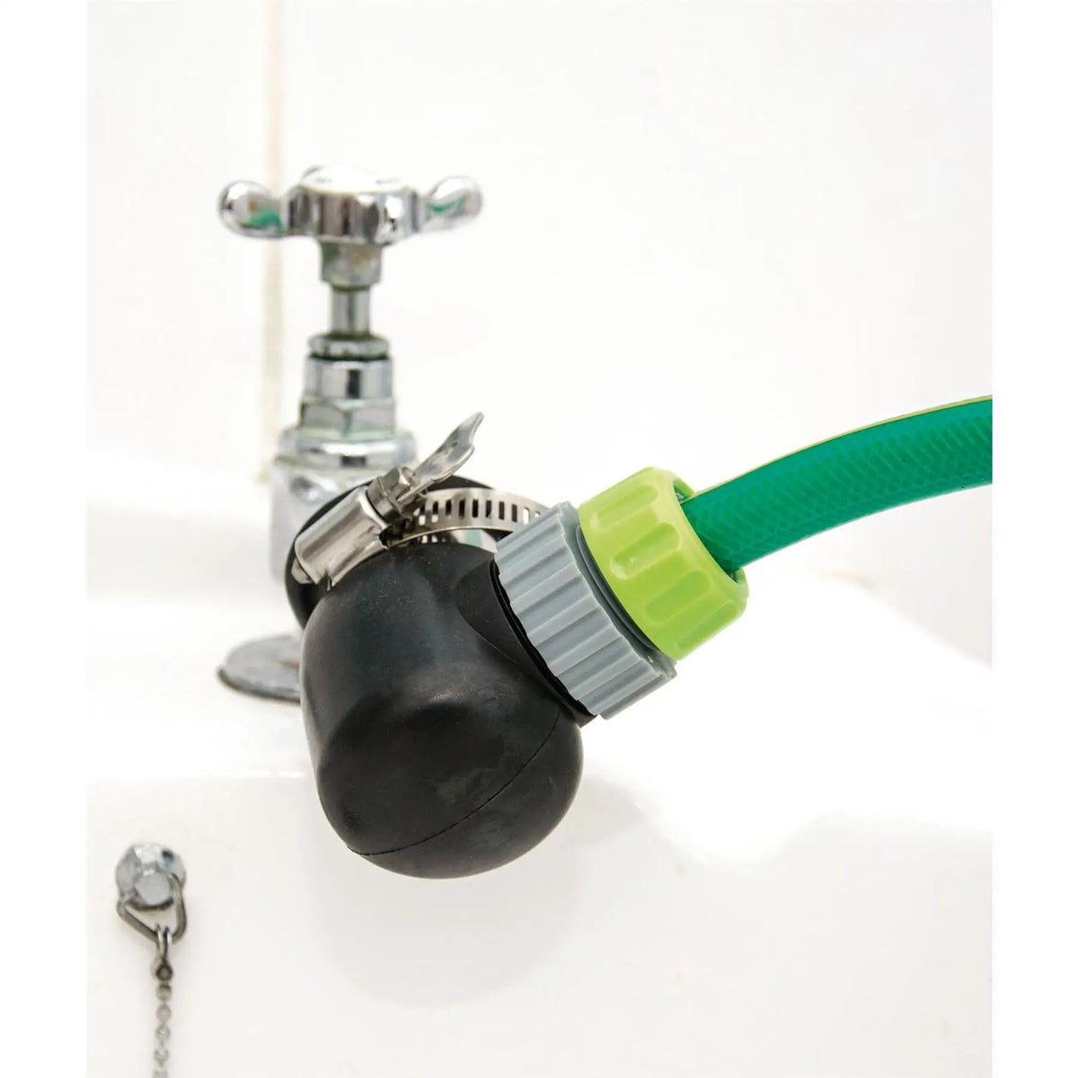 Draper 90° Right Angle Lock on Tap Connector 24919  White Rose Tools