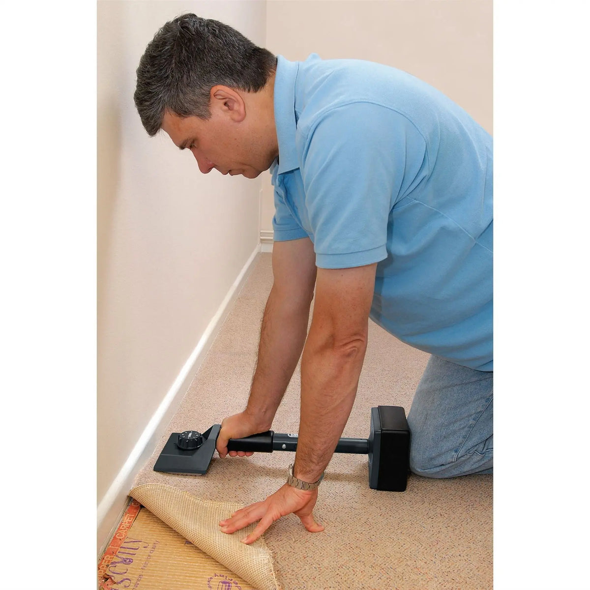 Draper Adjustable Carpet Stretcher Knee Kicker 460 - 610mm 27943  White Rose Tools