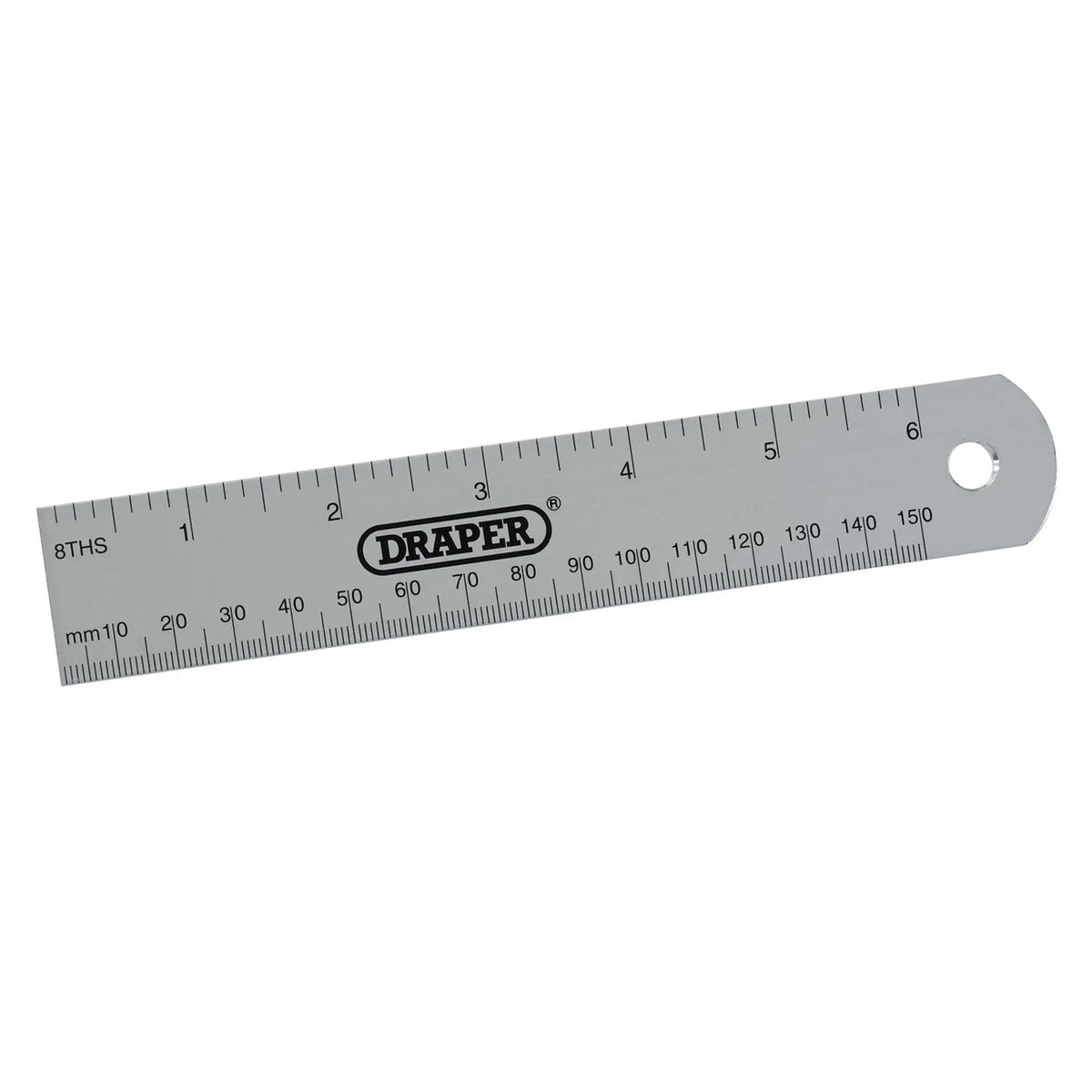 Draper Aluminium Rule 152mm/6" 52396  White Rose Tools