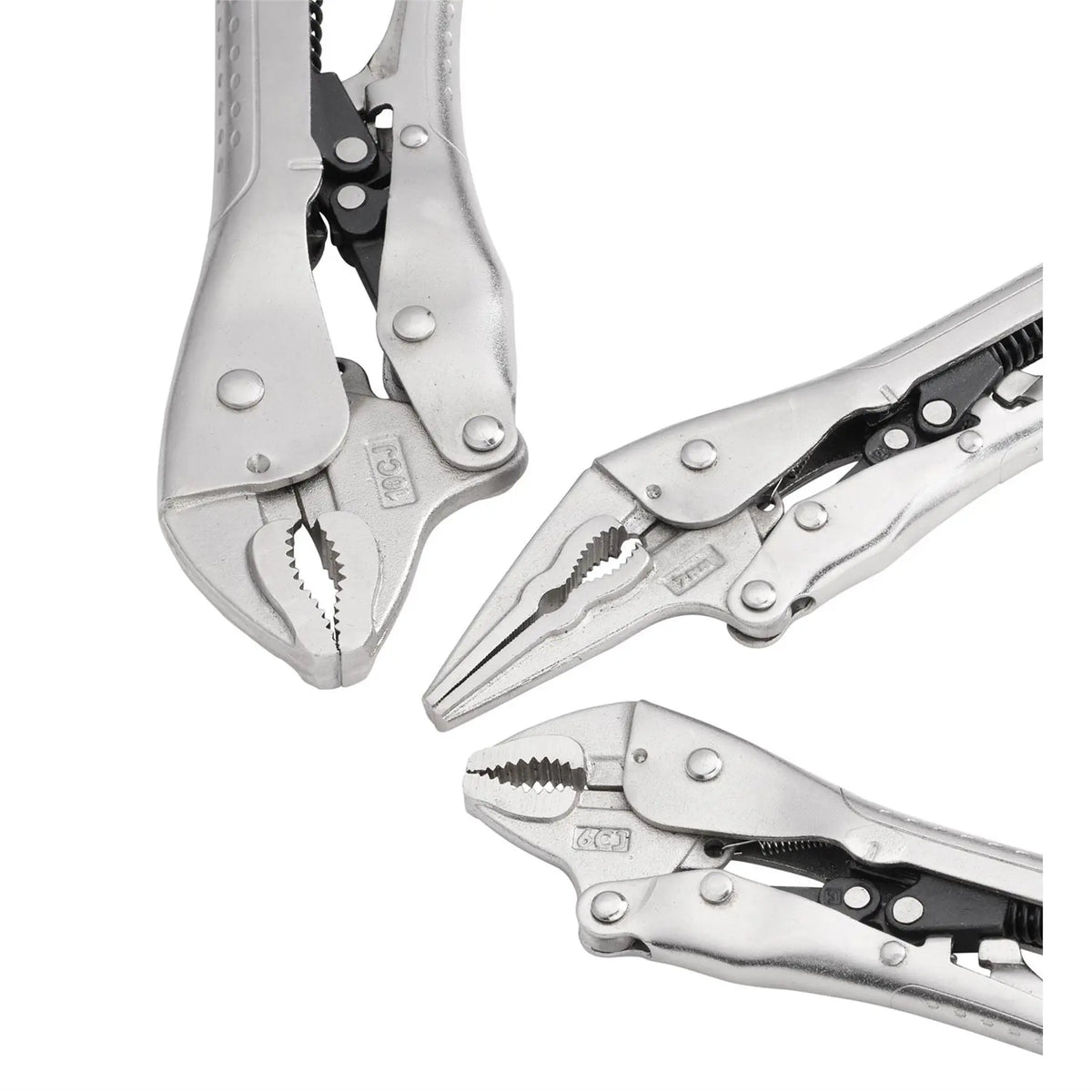 Draper Auto Locking Pliers Set (3 Piece) 07103  White Rose Tools