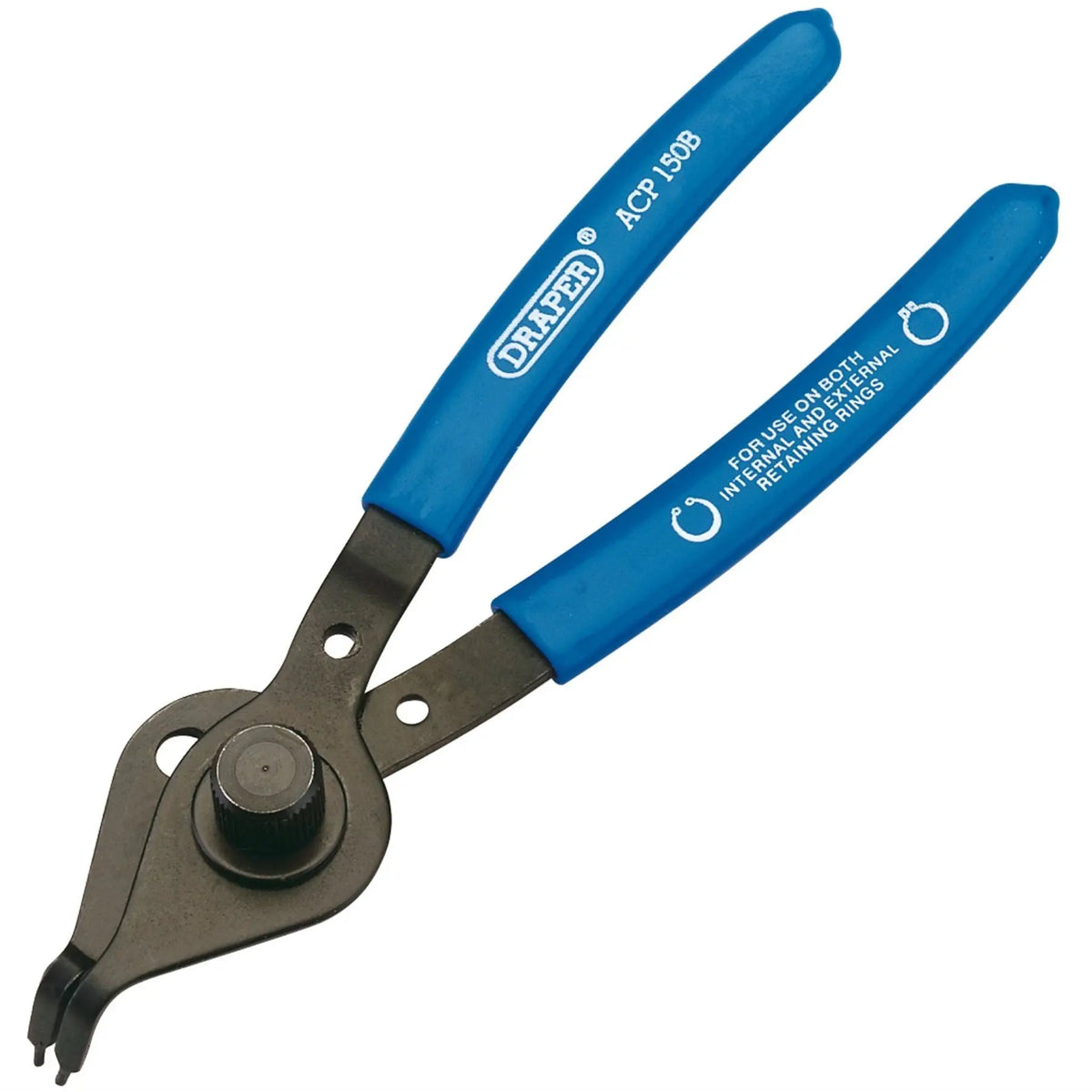 Draper Bent Nose Reversible Circlip Pliers 12492  White Rose Tools