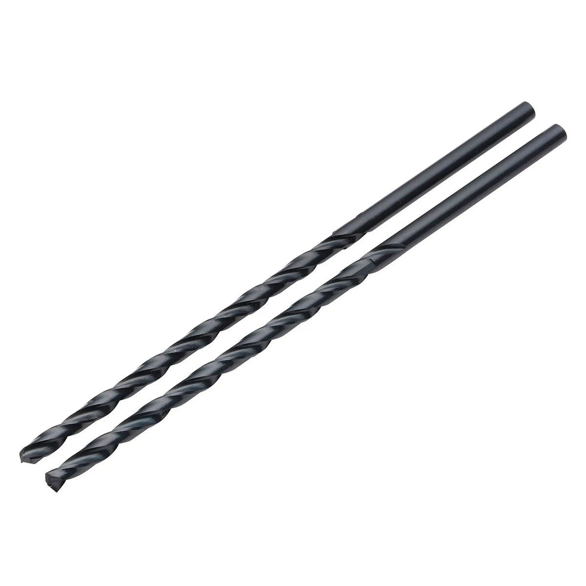 Draper Black HSS Long Drill Bit 3.5 x 100mm (Pack of 2) 08787  White Rose Tools