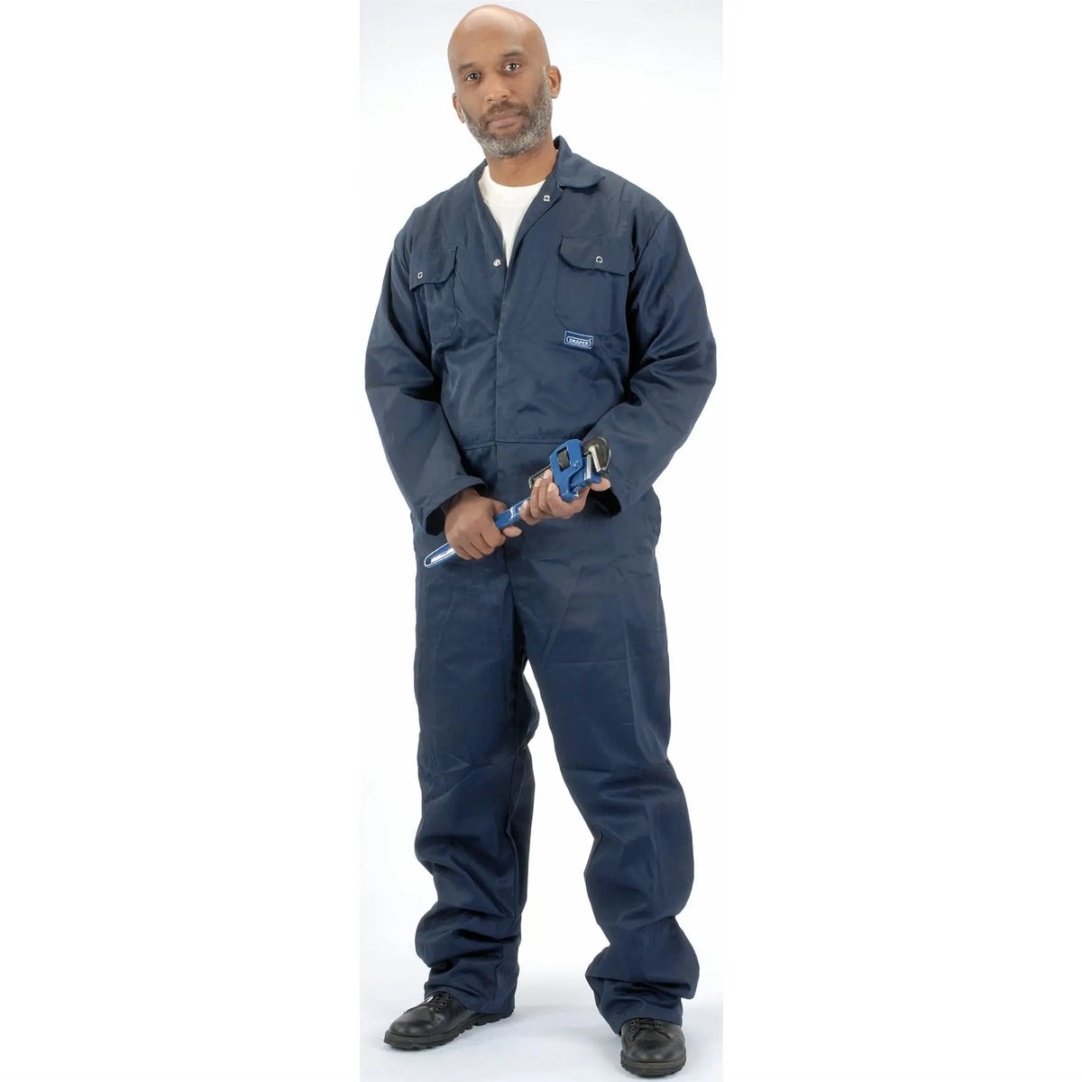 Draper Boiler Suit Medium 37813  White Rose Tools
