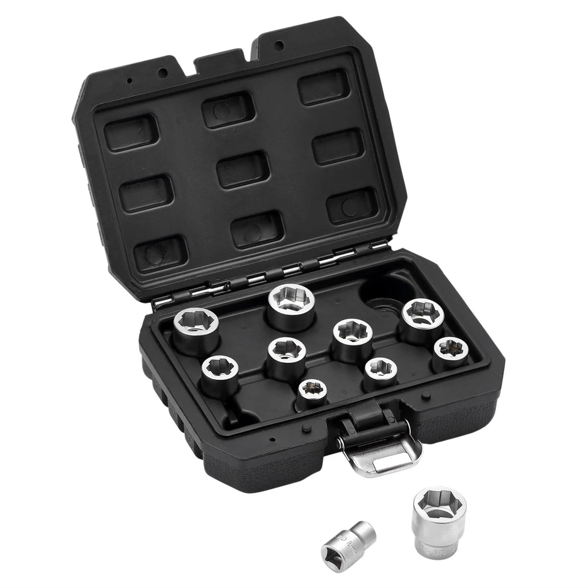 Draper Bolt Extractor Socket Set 3/8" Sq. Dr. (11 Piece) 13894  White Rose Tools