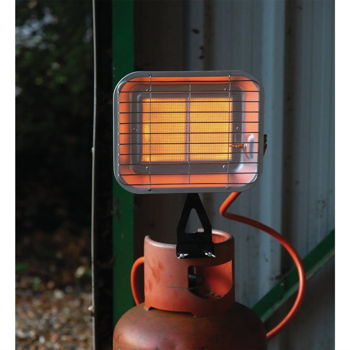 Draper Bottle-Mounted Propane Space Heater 15354 BTU/4.5kW 07866  White Rose Tools