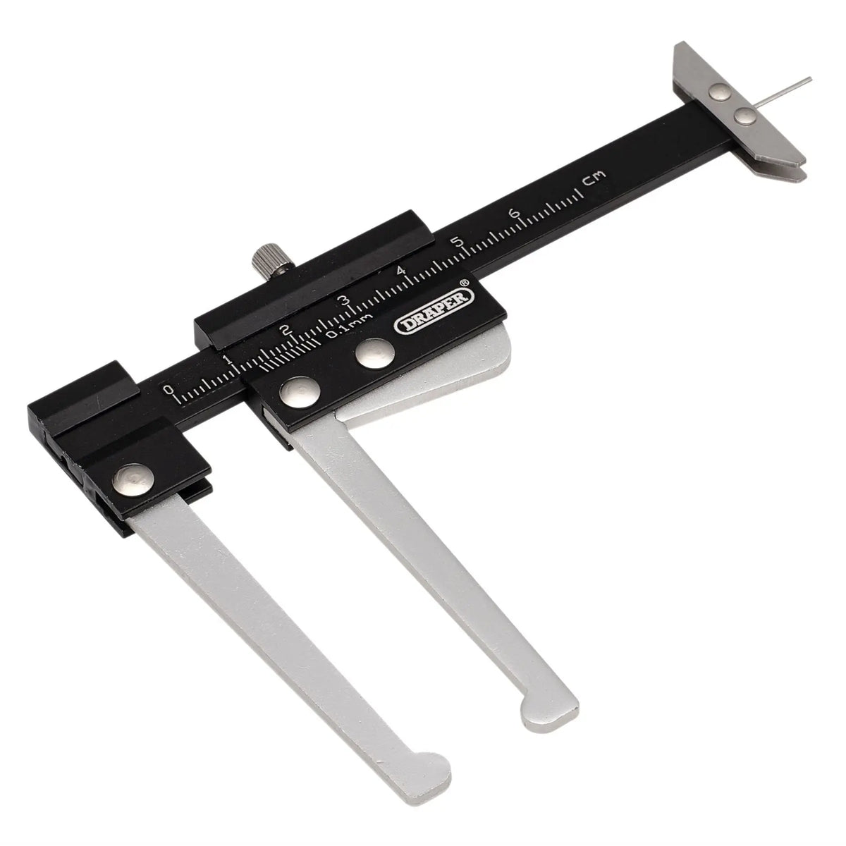Draper Brake Disc Caliper with Tread Depth Gauge 0-60mm 20219  White Rose Tools
