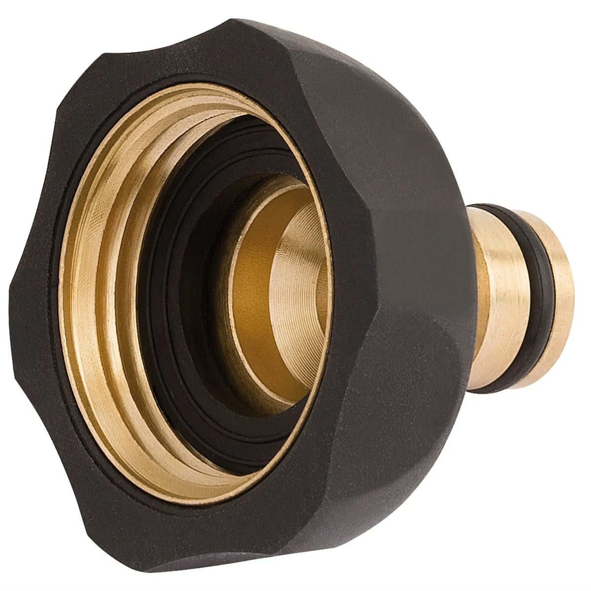 Draper Brass and Rubber Tap Connector 1" 27697  White Rose Tools