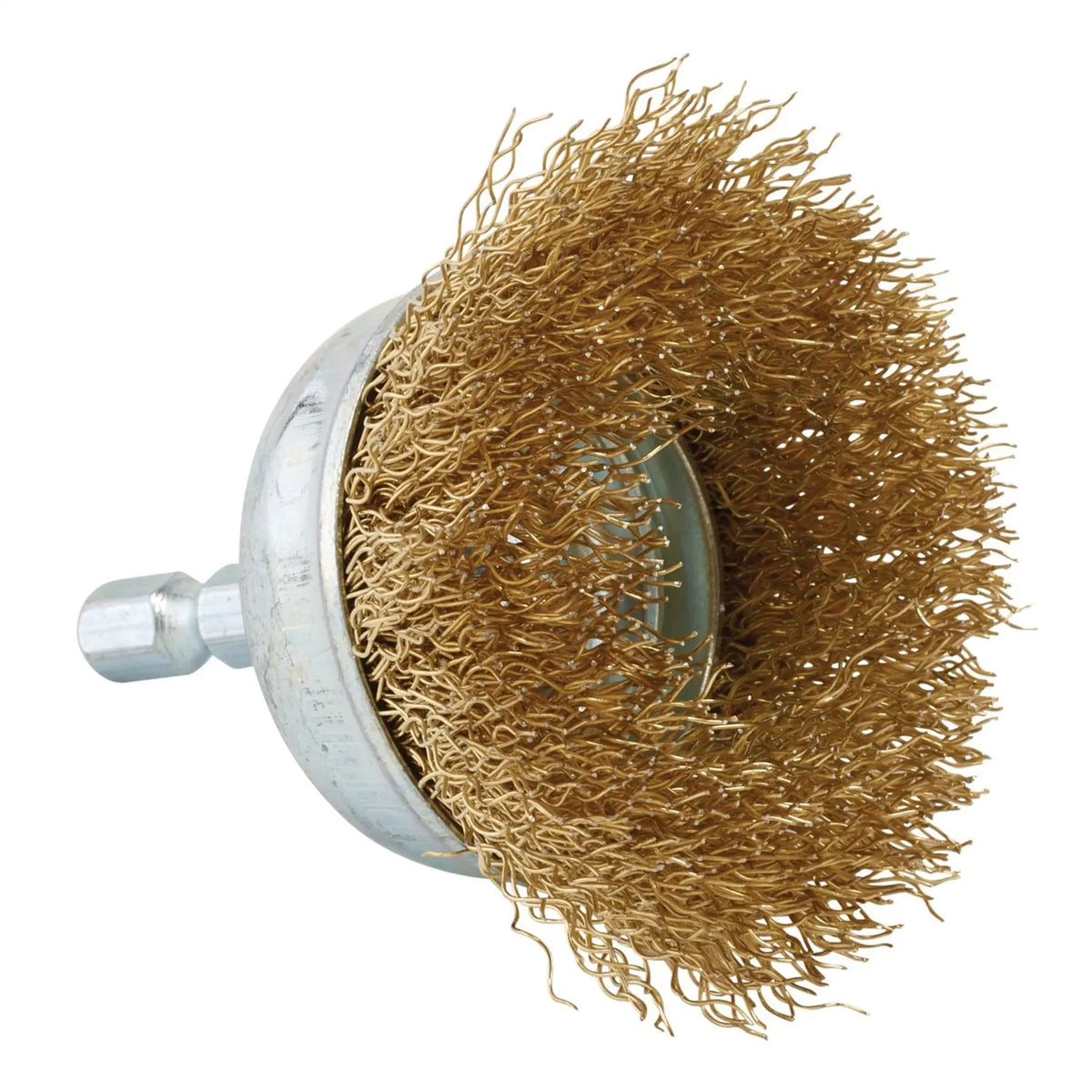 Draper Brassed Steel Crimped Wire Cup Brush 50mm 41432  White Rose Tools