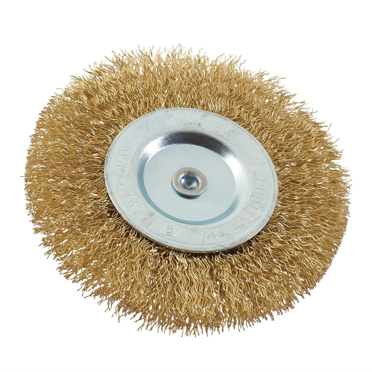 Draper Brassed Steel Crimped Wire Wheel Brush 100mm 41428  White Rose Tools