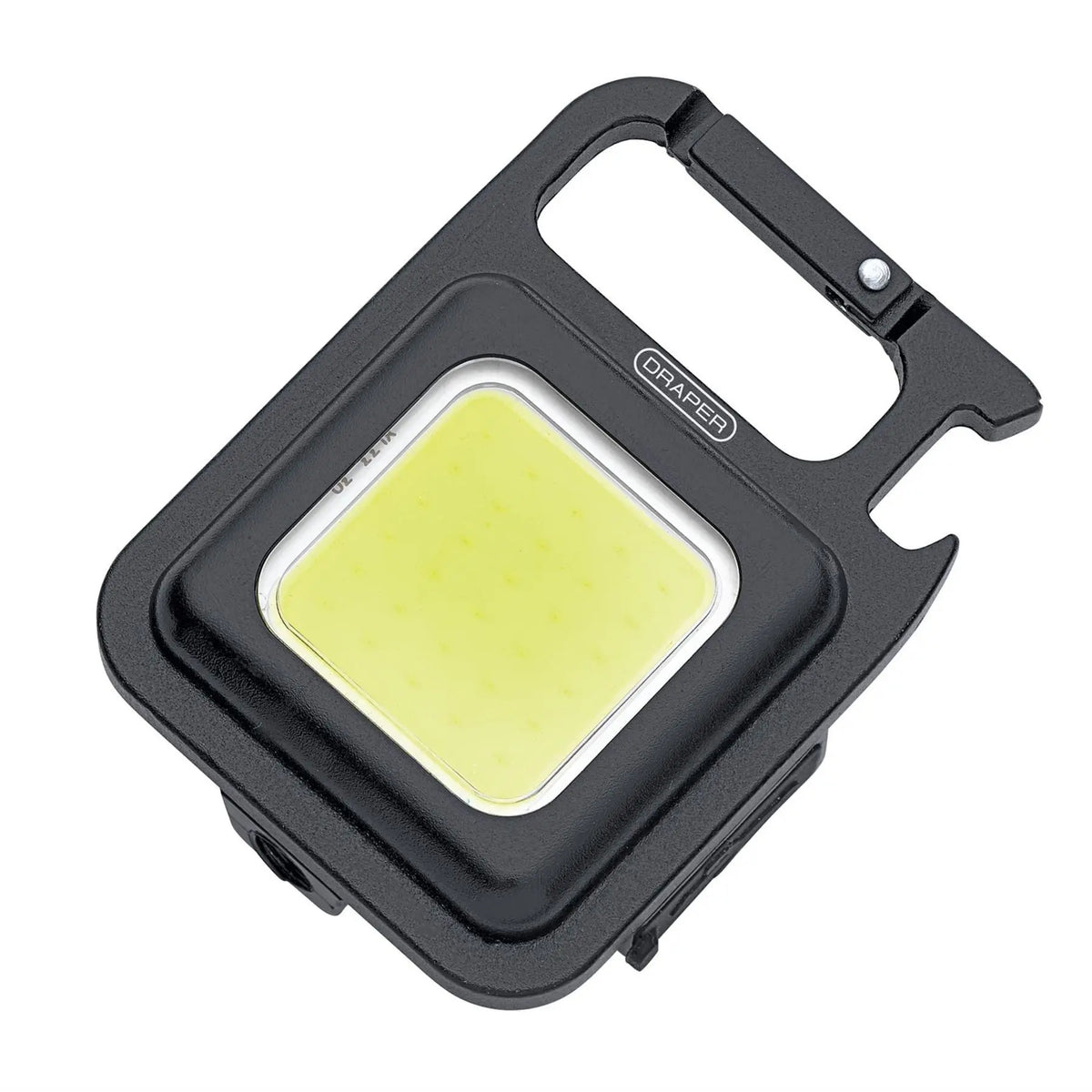 Draper COB LED Rechargeable Pocket Light with Stand and Belt Clip 5W 350 Lumens USB-C Cable Supplied 23850  White Rose Tools
