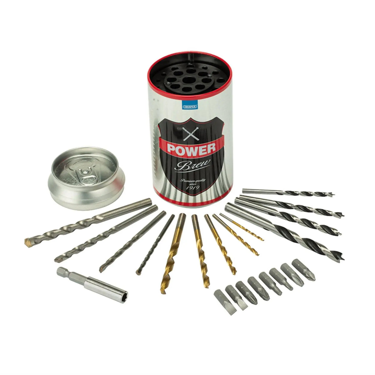 Draper Combination Screwdriver and Drill Bit Set Special Edition - Power Brew (22 Piece) 99802  White Rose Tools