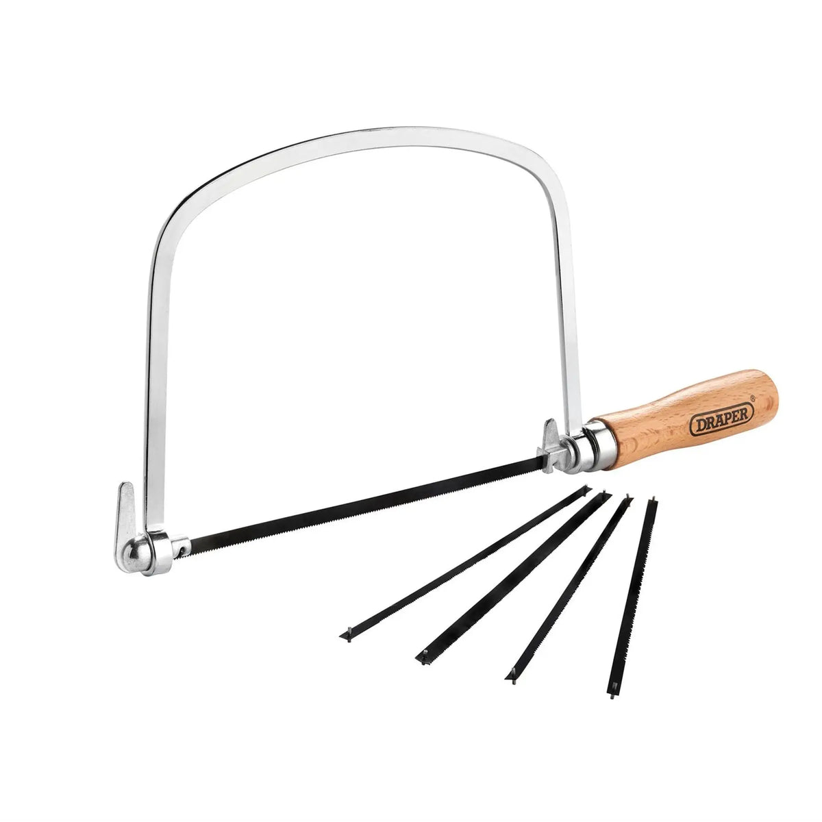Draper Coping Saw with Assorted Blades (6 Piece) 18052  White Rose Tools