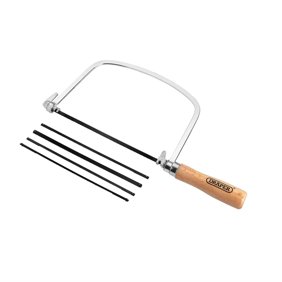 Draper Coping Saw with Assorted Blades (6 Piece) 18052  White Rose Tools