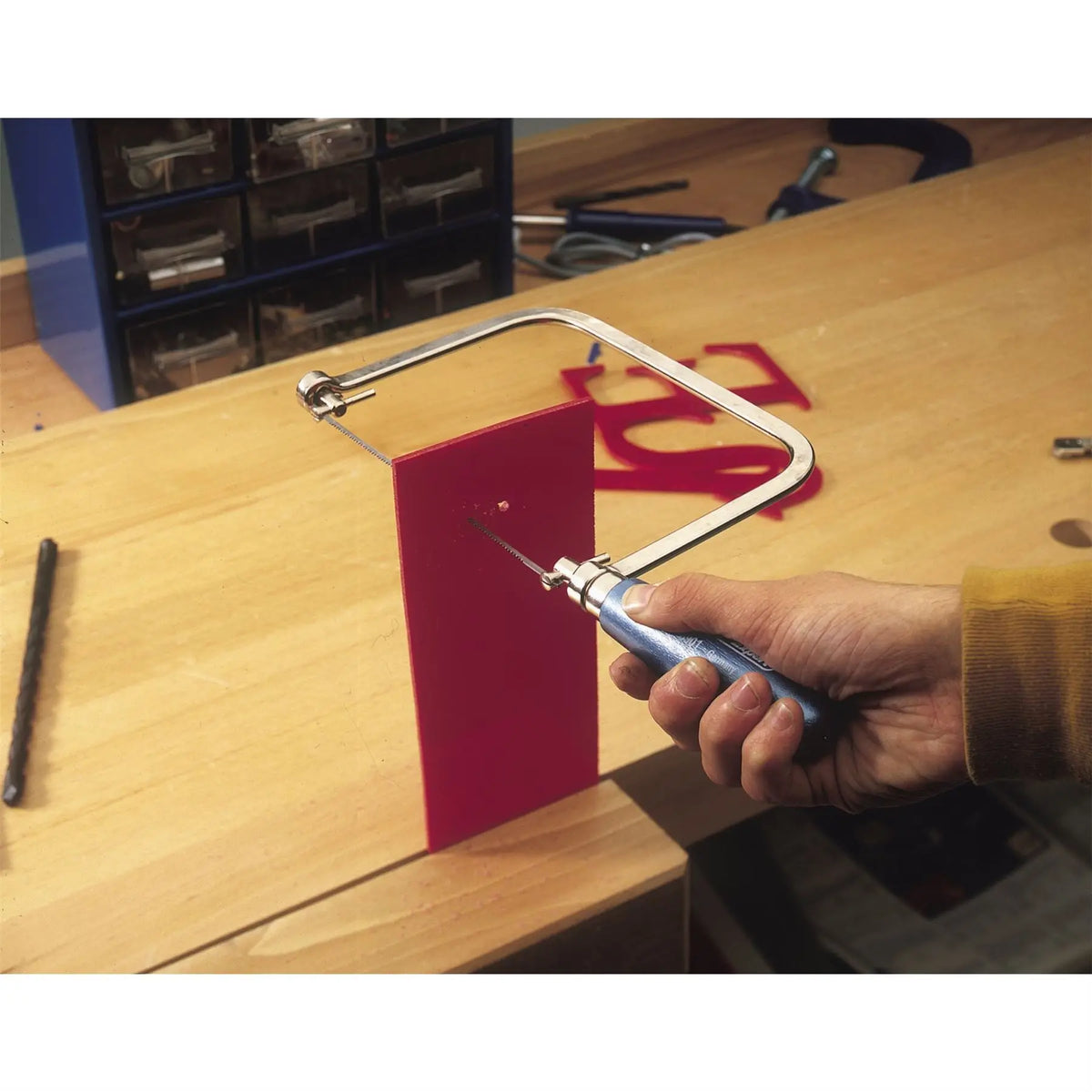 Draper Coping Saw with Assorted Blades (6 Piece) 18052  White Rose Tools