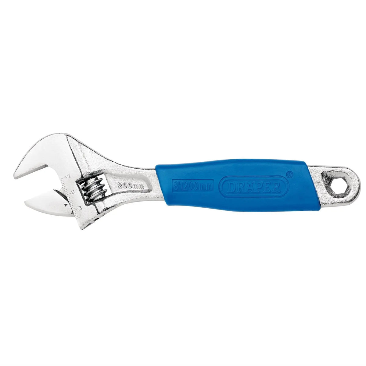 Draper Crescent-Type Adjustable Wrench 200mm 24mm 24792  White Rose Tools