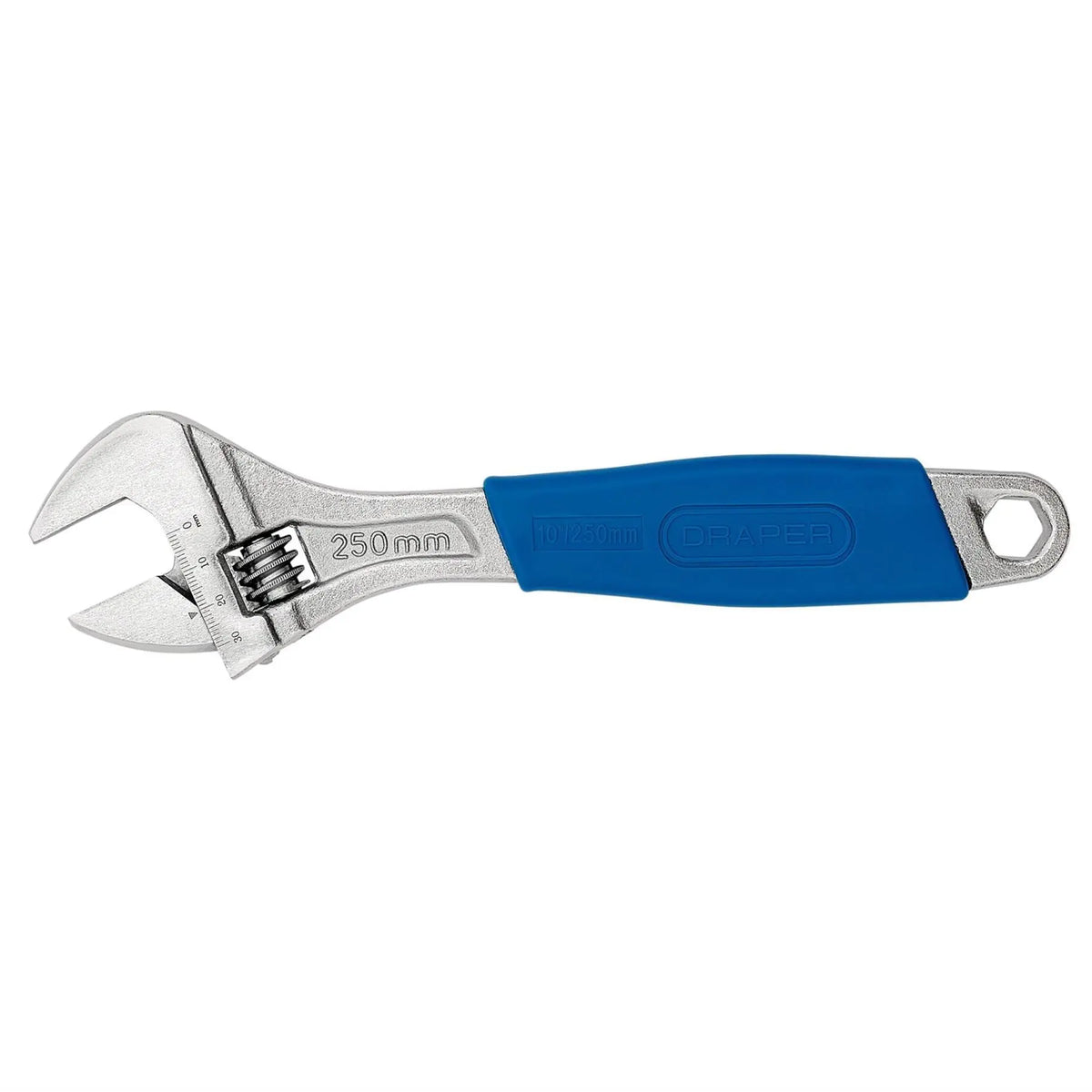 Draper Crescent-Type Adjustable Wrench 250mm 30mm 24793  White Rose Tools