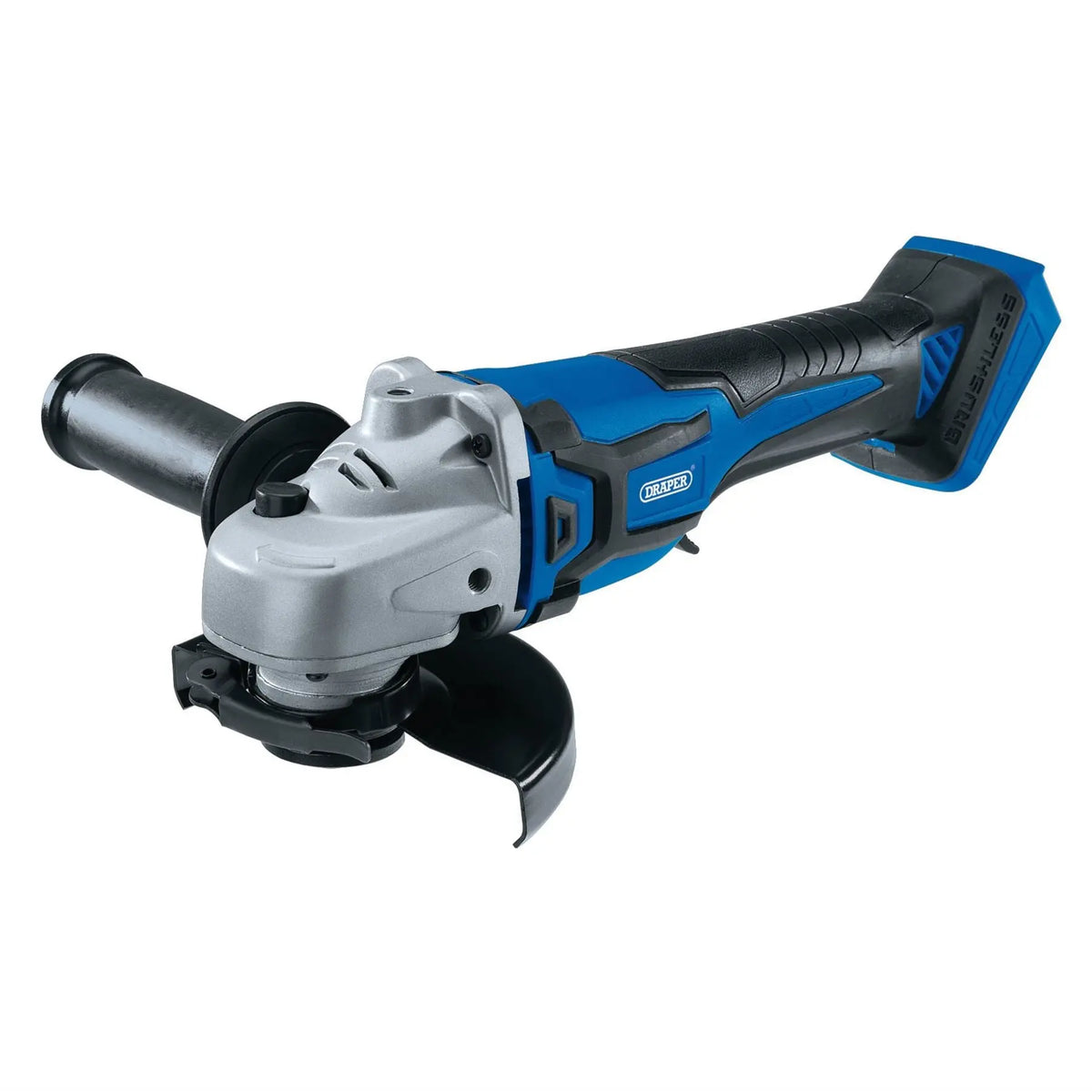 Draper D20 20V Brushless Angle Grinder 115mm (Sold Bare) 55478  White Rose Tools