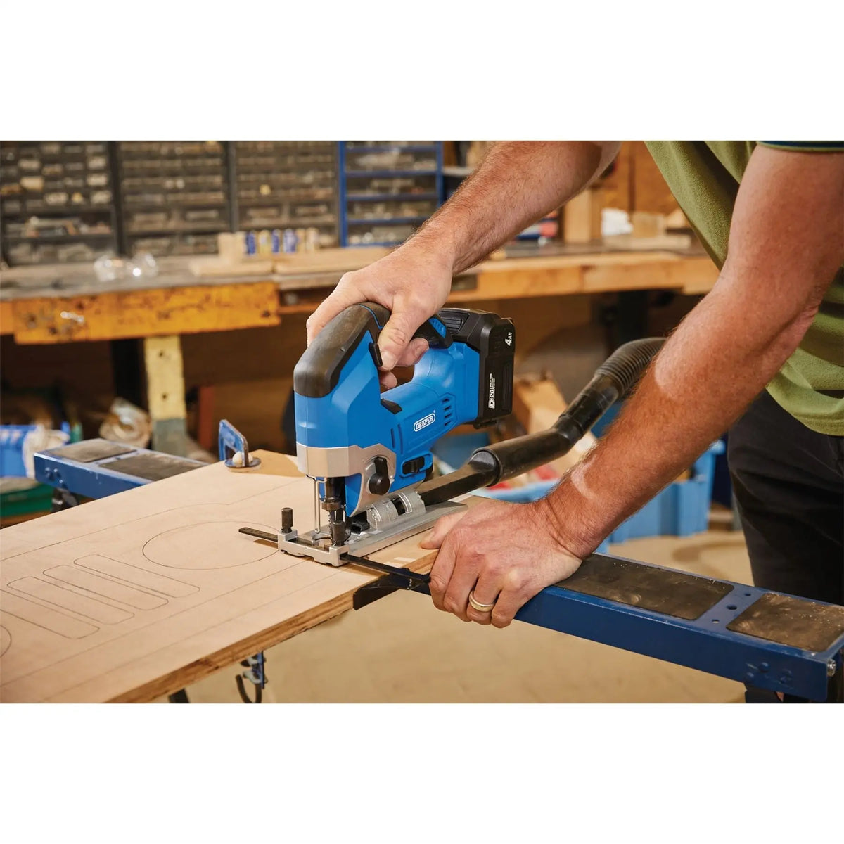 Draper D20 20V Brushless Jigsaw (Sold Bare) 79883  White Rose Tools