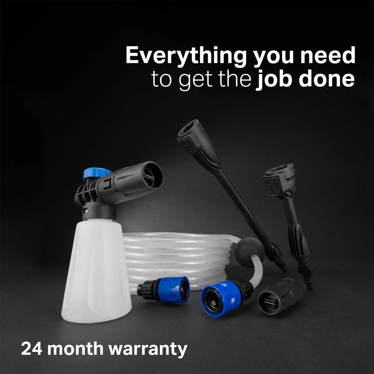 Draper D20 20V Cordless Pressure Washer Kit 1 x 2.0Ah Battery 1 x Fast Charger 97533  White Rose Tools