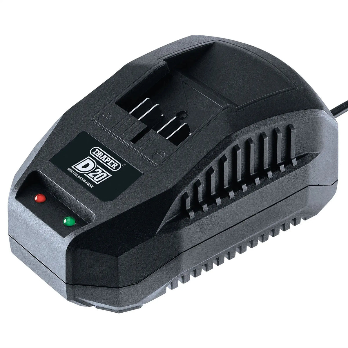 Draper D20 20V Li-ion Battery Charger 2.4A 97914  White Rose Tools