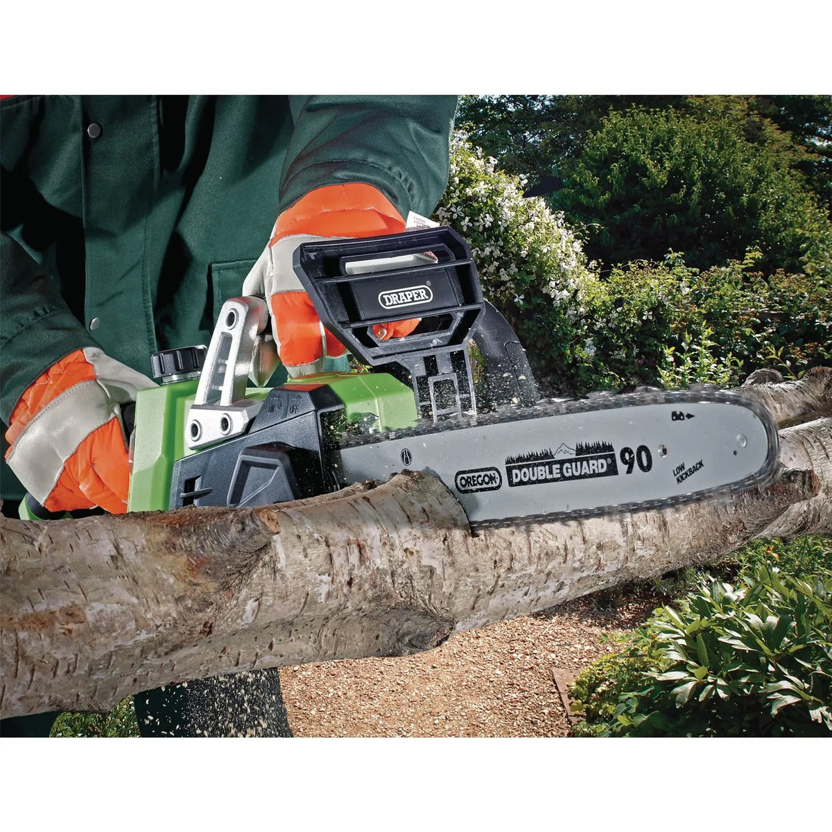 Draper D20 40V Chainsaw (Sold Bare) 92423  White Rose Tools