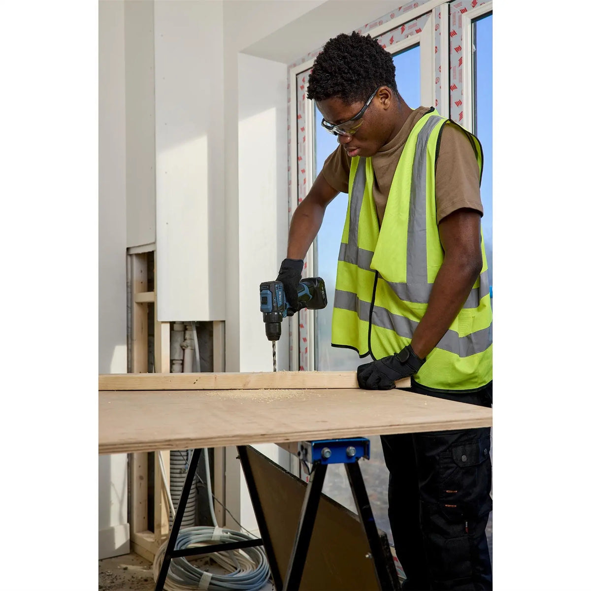 Draper DXPULSE 12V Brushless Drill Driver (Sold Bare) 27781  White Rose Tools