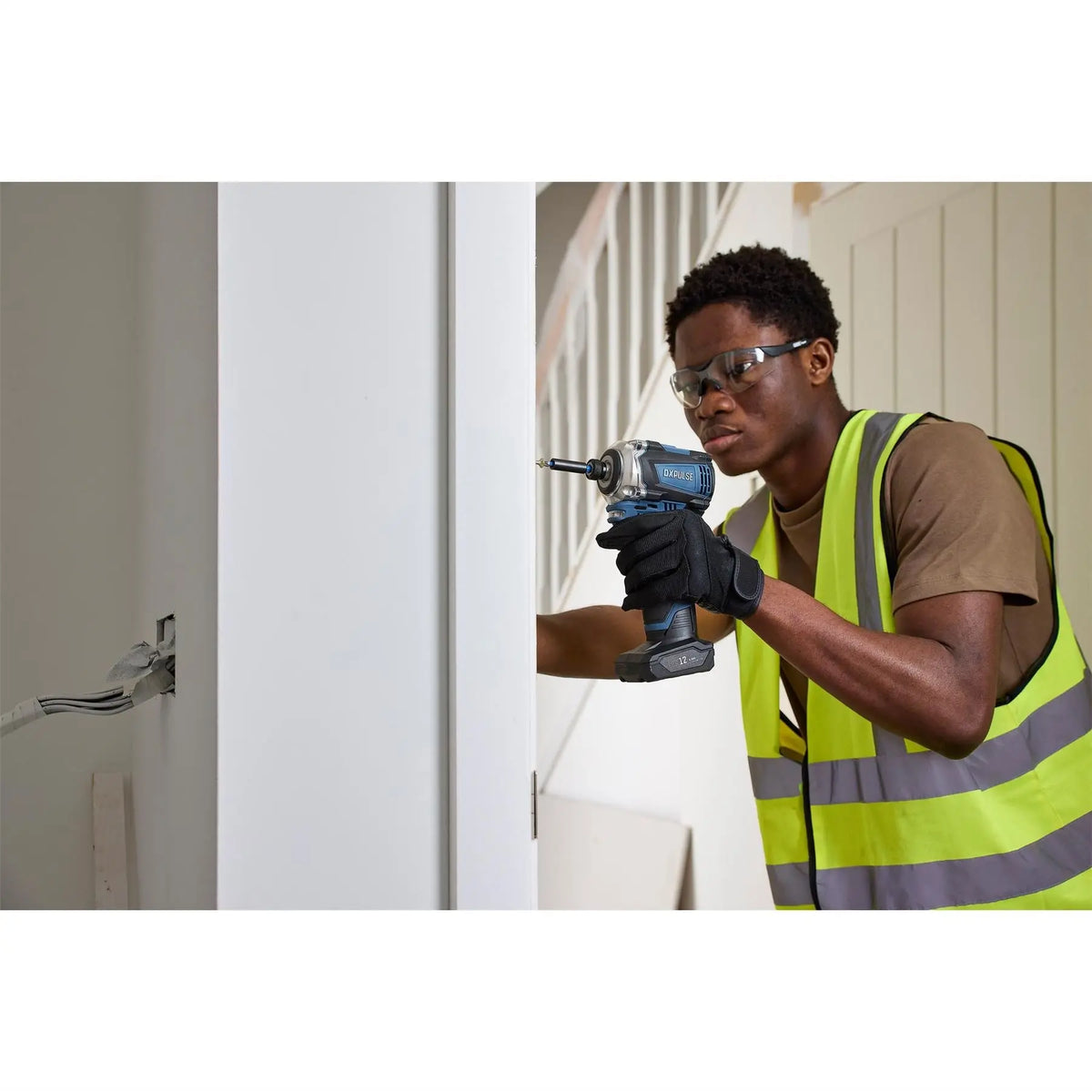 Draper DXPULSE 12V Brushless Impact Driver 1/4" Sq. Dr. (Sold Bare) 27876  White Rose Tools