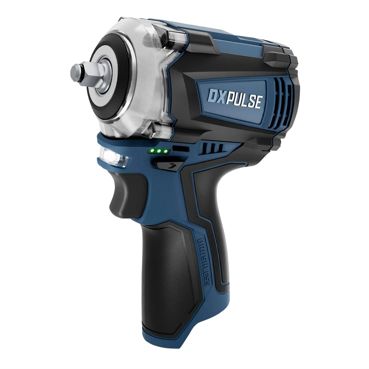 Draper DXPULSE 12V Brushless Impact Wrench 3/8" Sq. Dr. 250Nm (Sold Bare) 27859  White Rose Tools